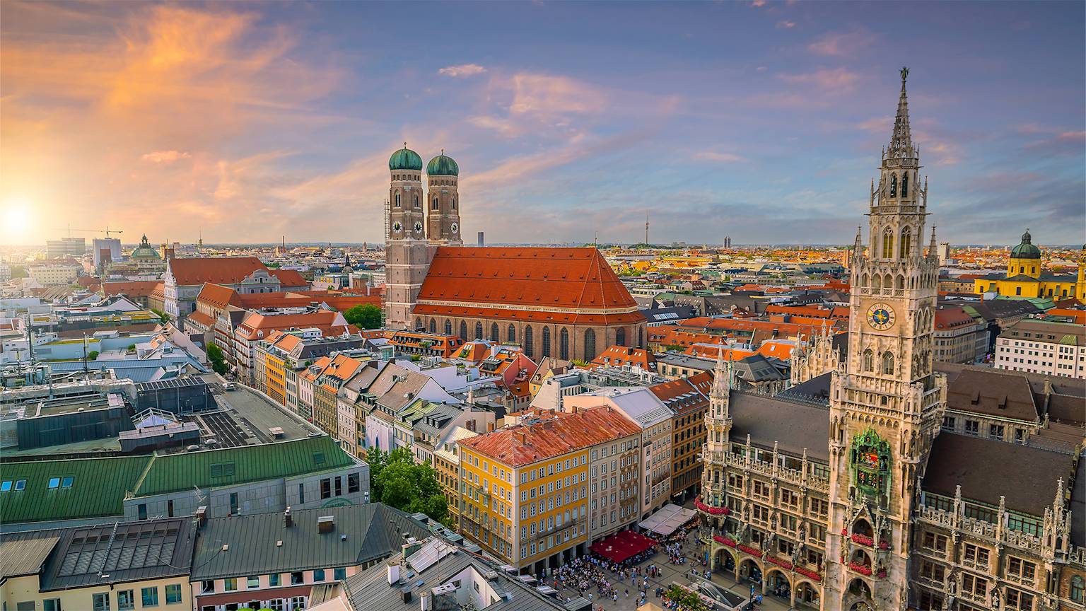 Munich-Germany-aerial-city-frauenkirche