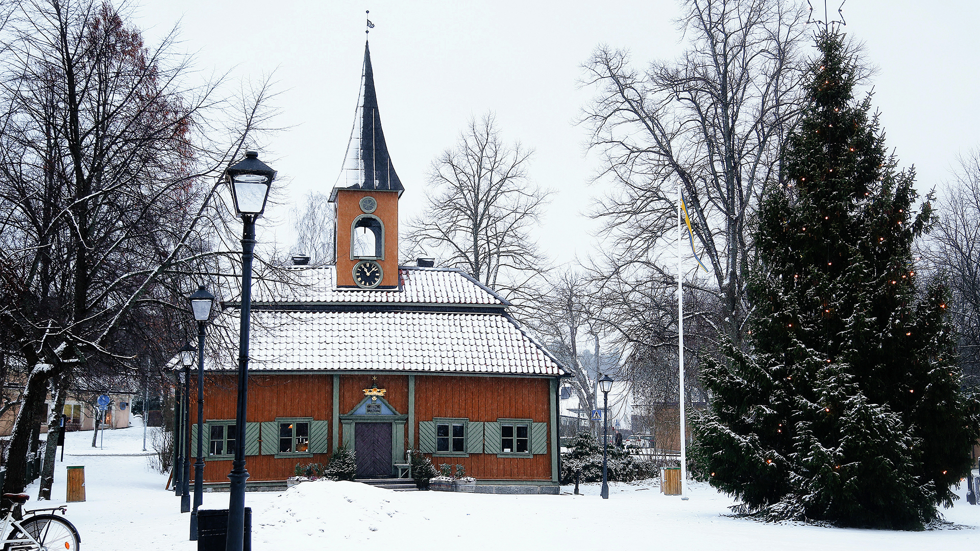 Sigtuna-town-in-Sweden-in-winter