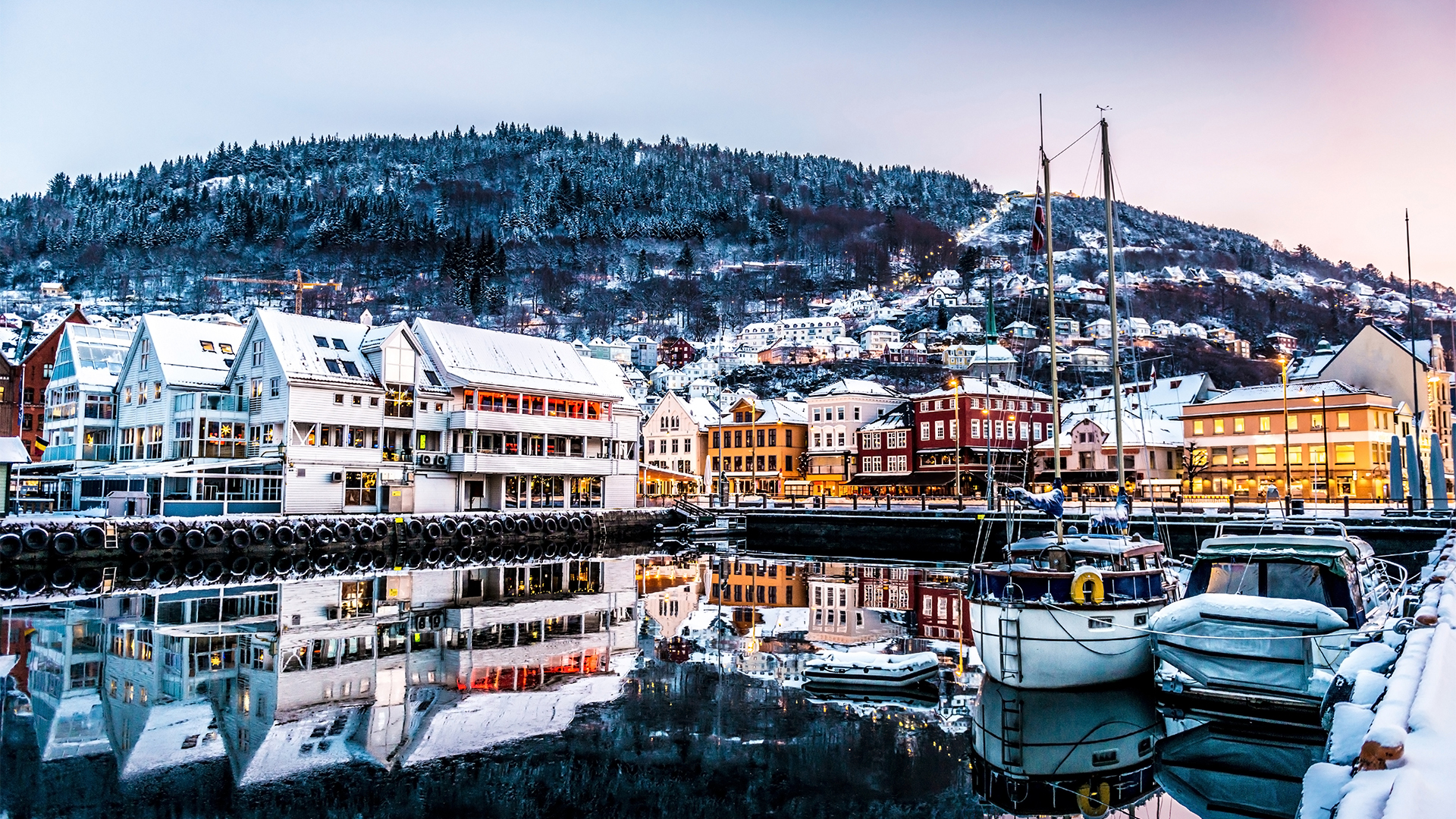 Brggen-Bergen-Norway-in-winter