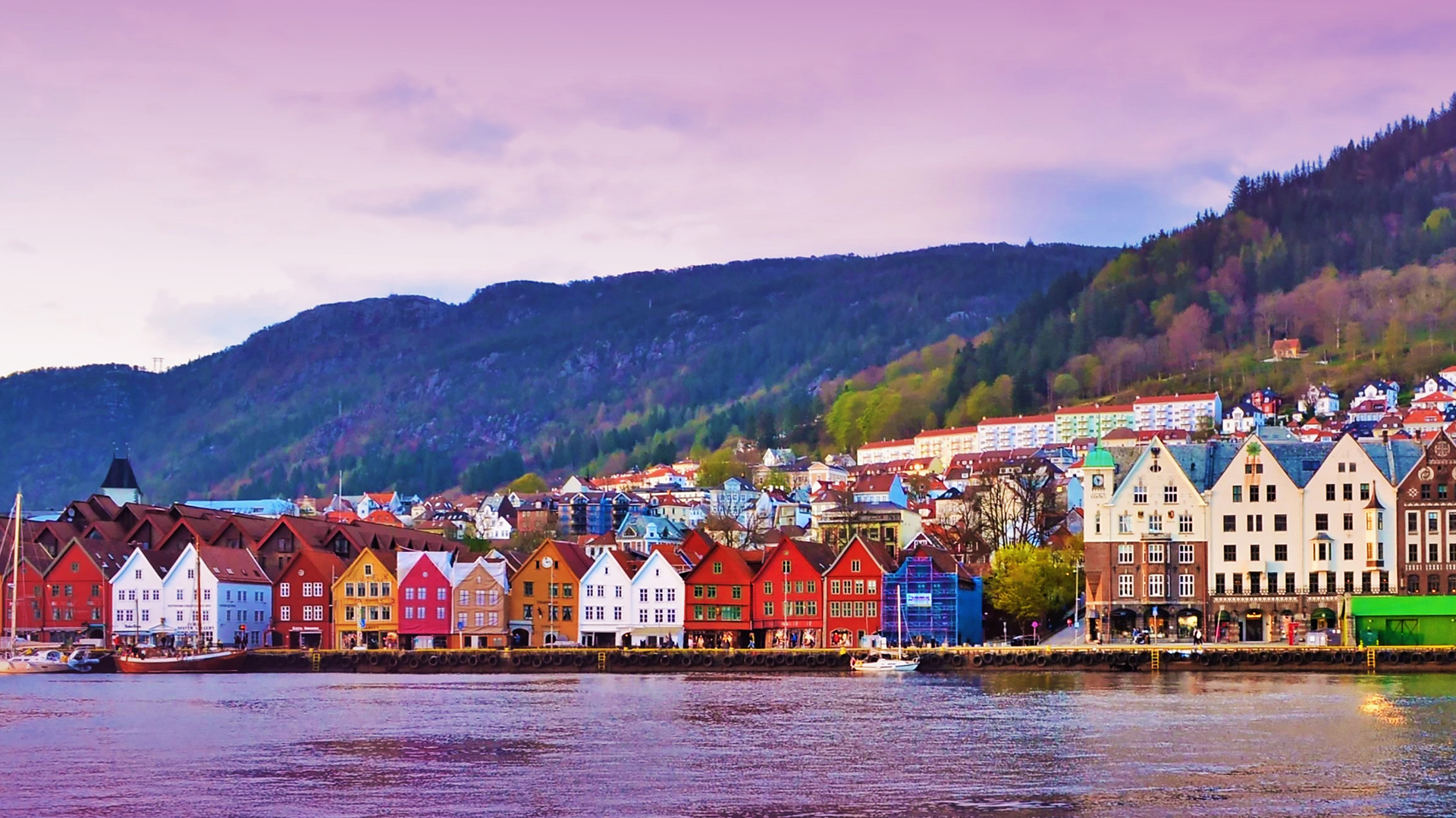 Bergen-Norway-Bryggen-waterfront