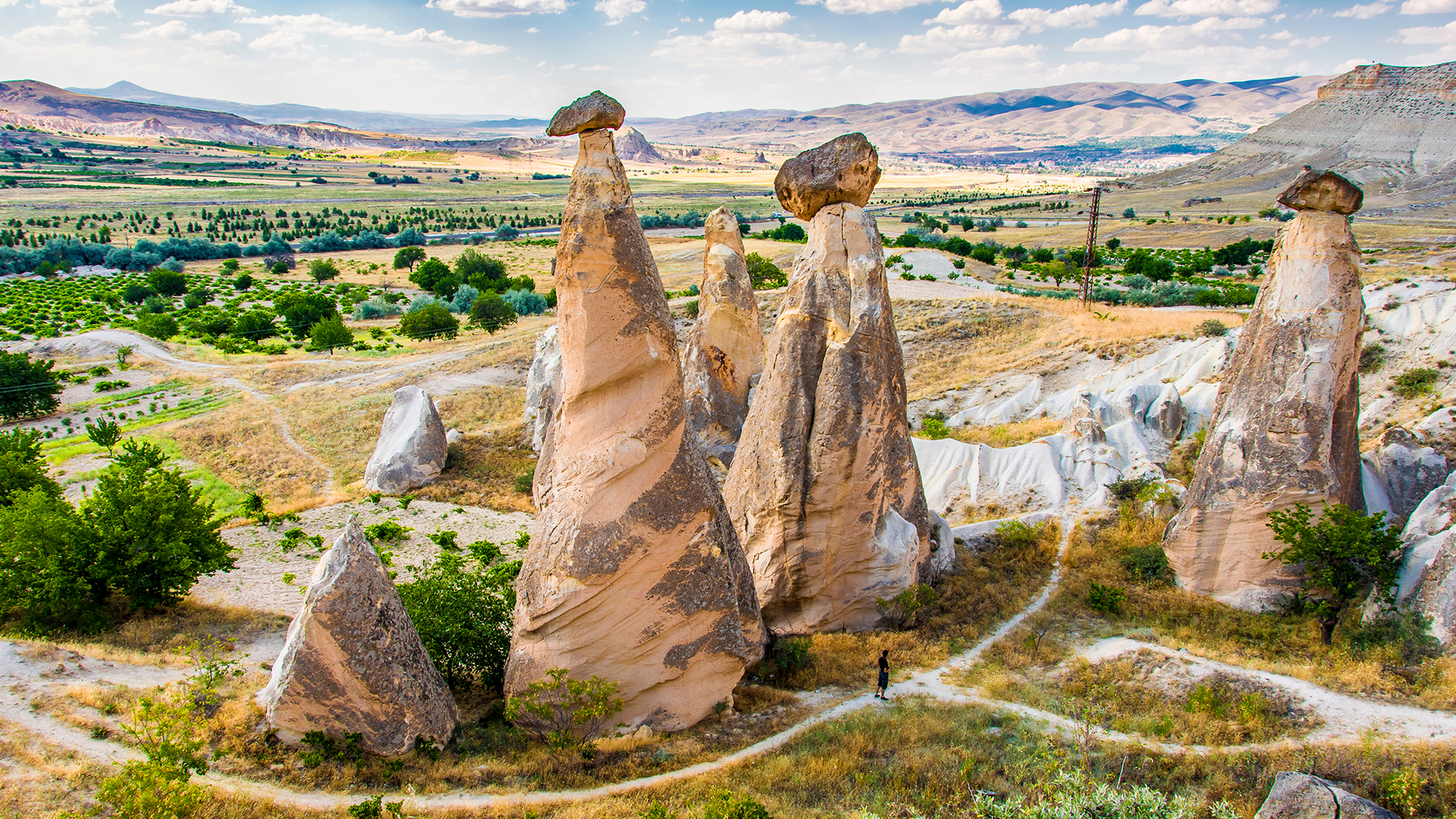 See the fairy chimneys of Cappadocia