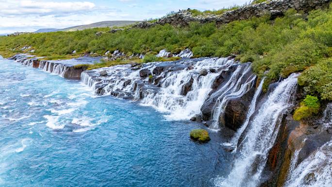 twin-waterfall-hraunfossar-barnafoss-included-experience