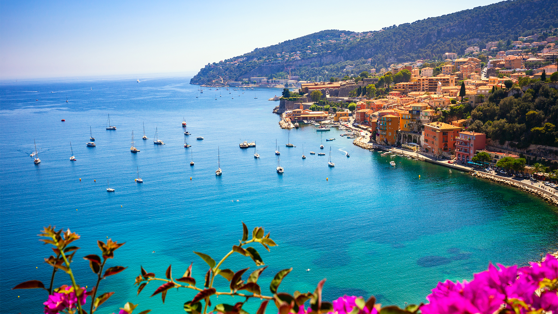 Enjoy a scenic drive along the French Riviera