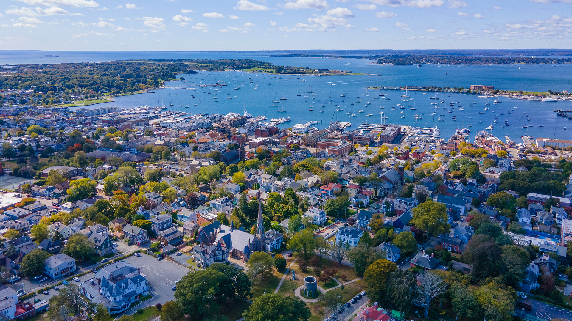 newport-rhode-island-aerial-america