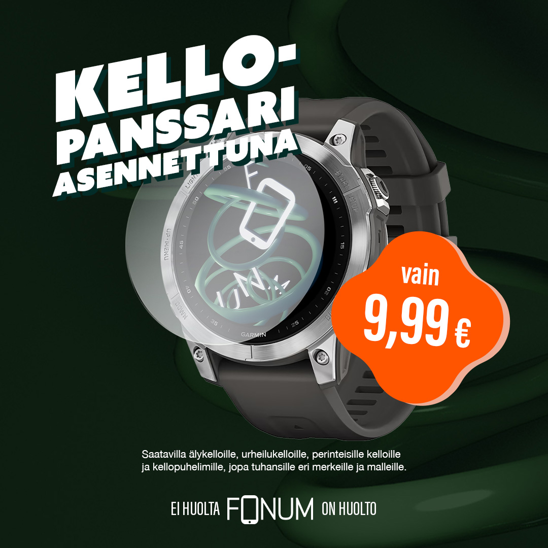 Fonum Kellopanssari asennettuna 9,99 €