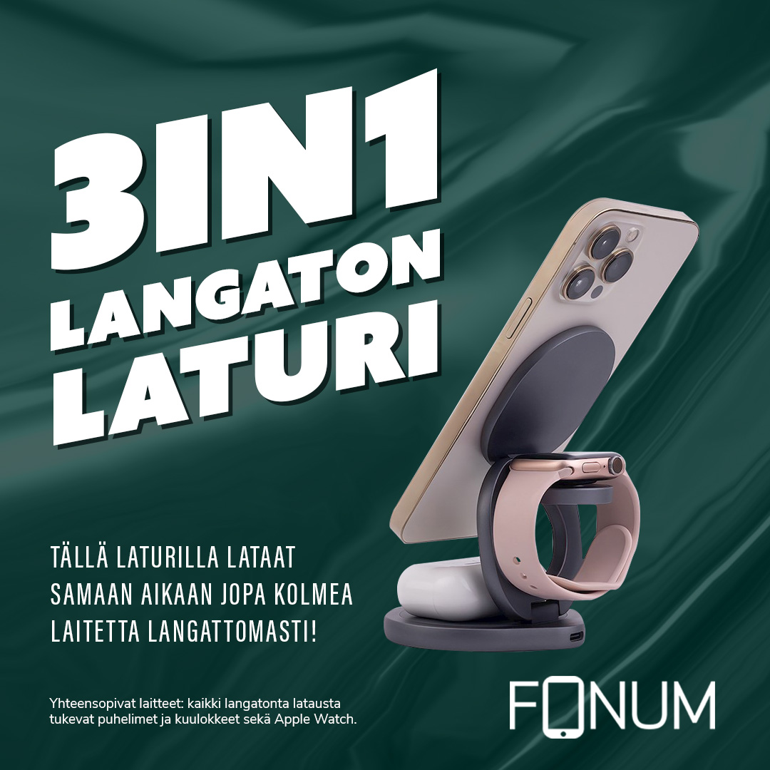 Lokakuun kuukauden tuote: 3in1 langaton laturi