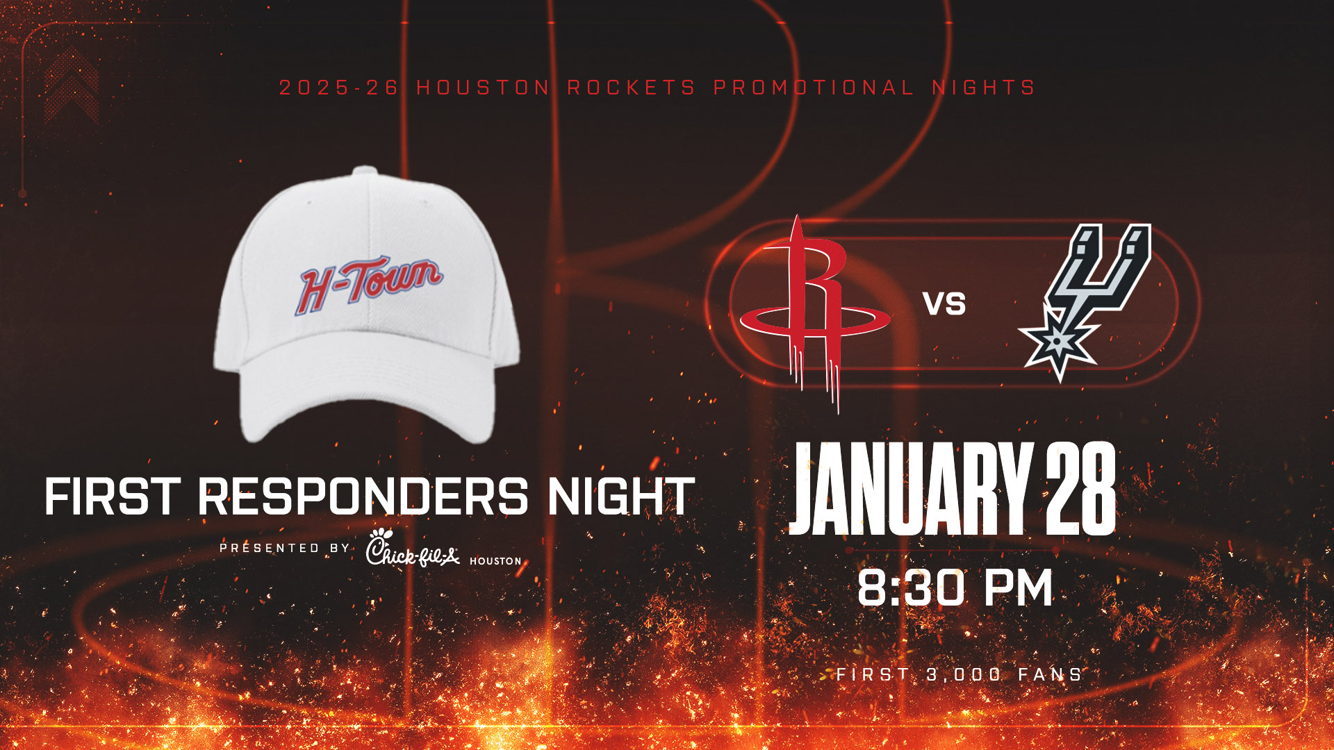 Chick-fil-a Hat Giveway: January 28 vs San Antonio