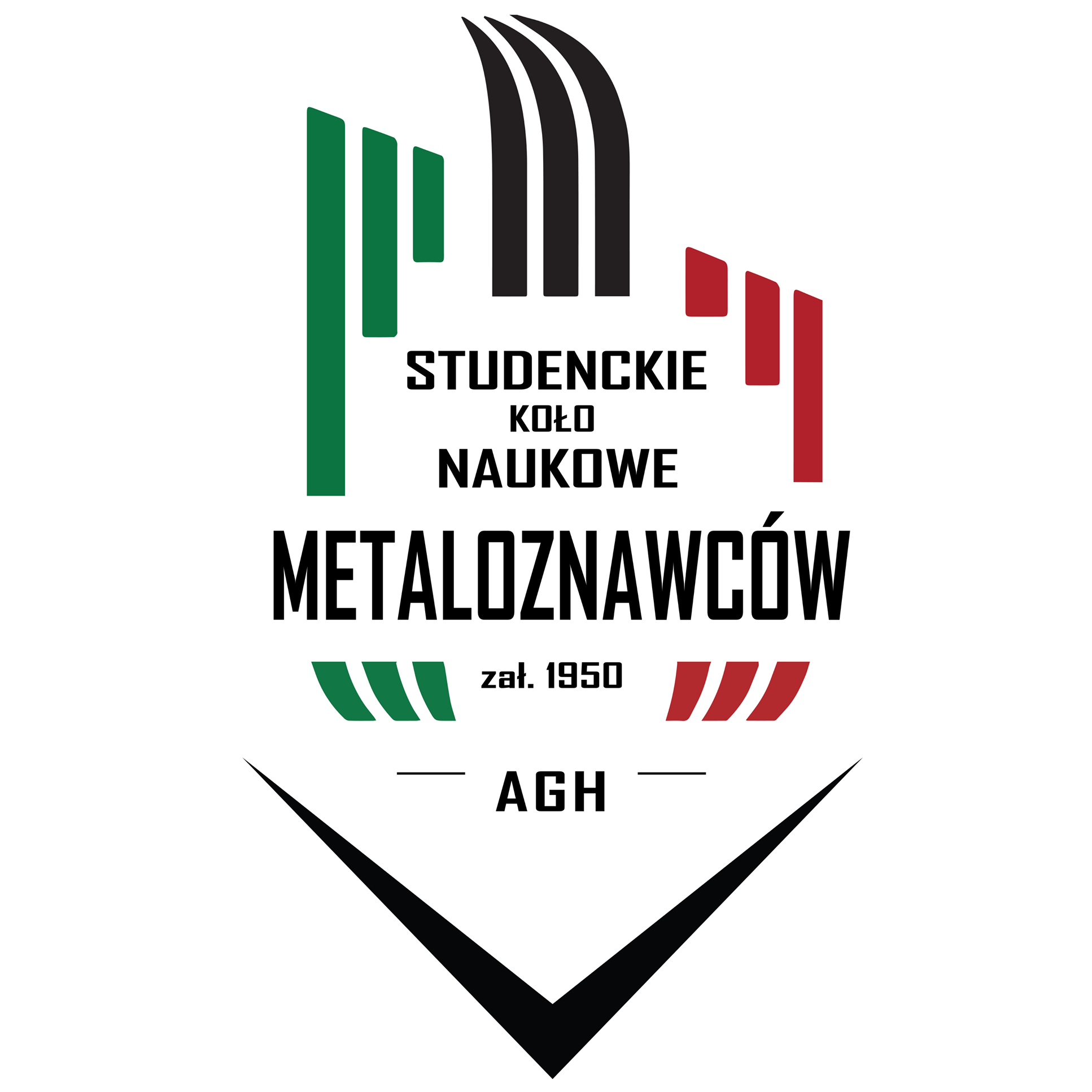Logo koła naukowego Koło Naukowe Metaloznawców