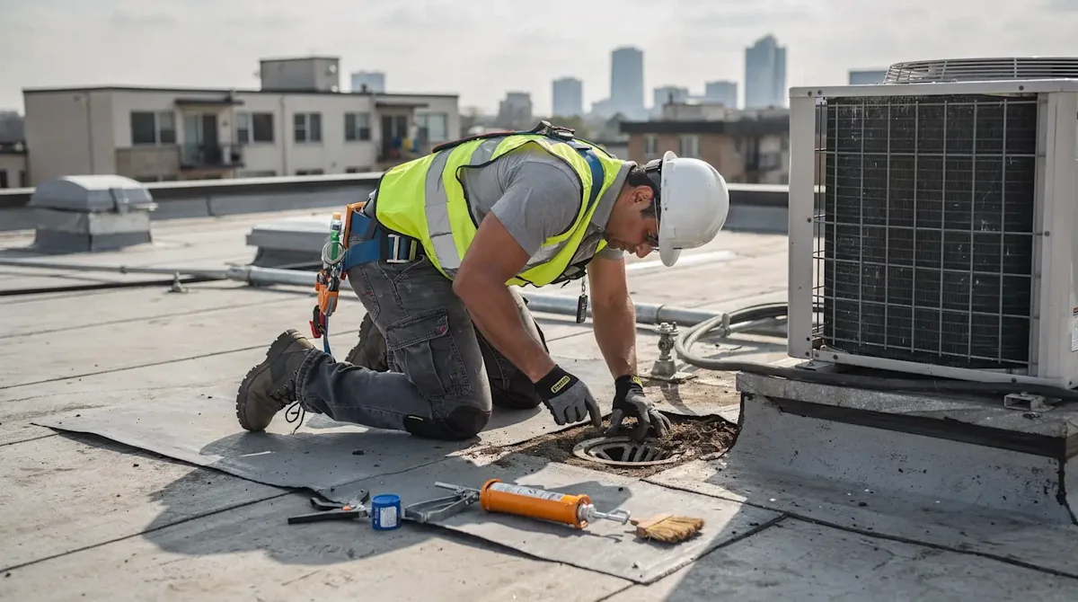 Commercial roofing systems rarely fail overnight. Most major problems begin as small maintenance issues