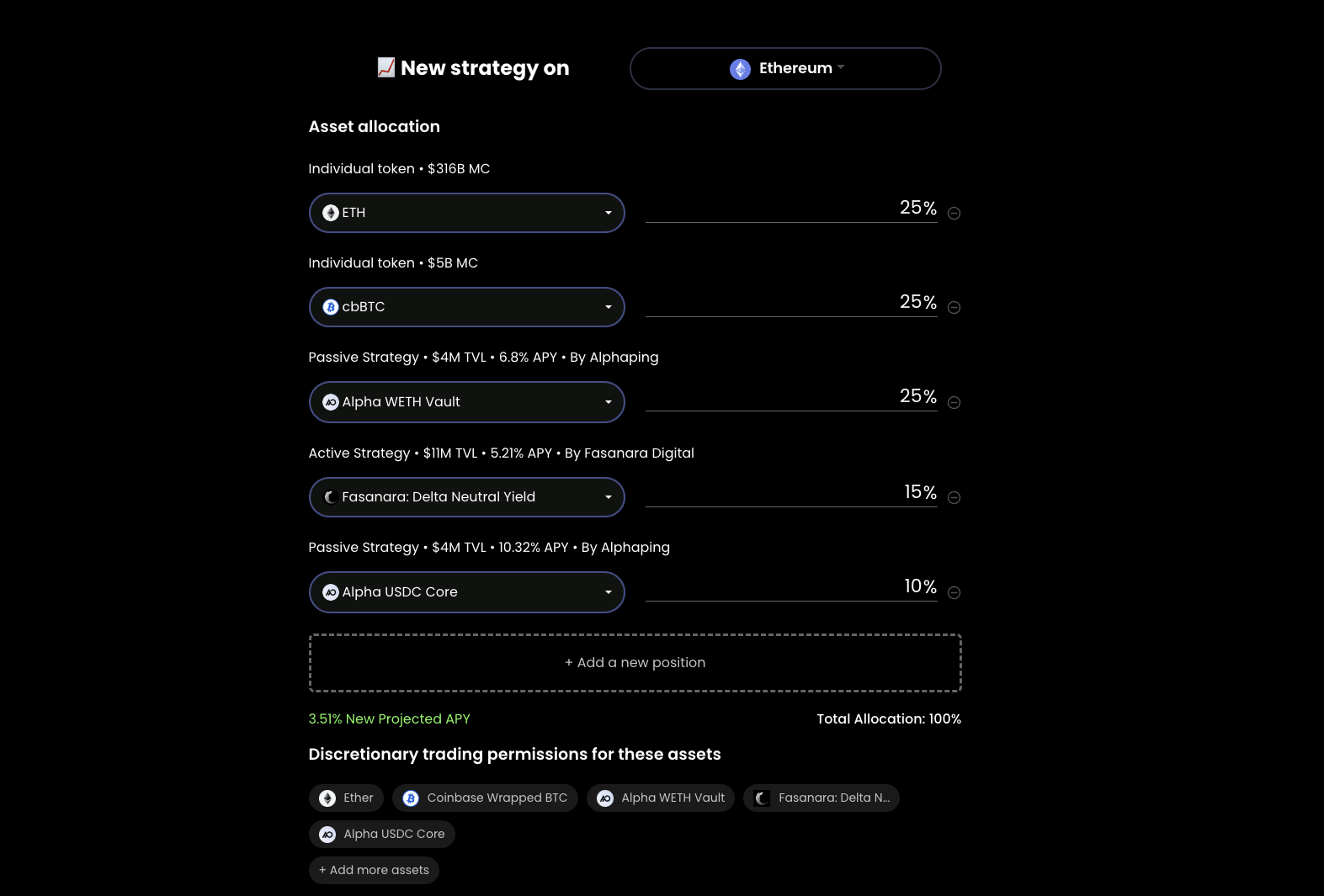Onchain Model Portfolios