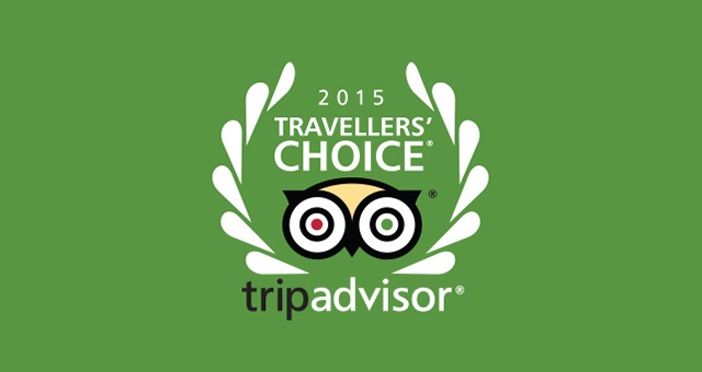 รางวัล TRAVELERS' CHOICE AWARD จาก TRIPADVISOR 2015 | ไหล่ศีรษะ