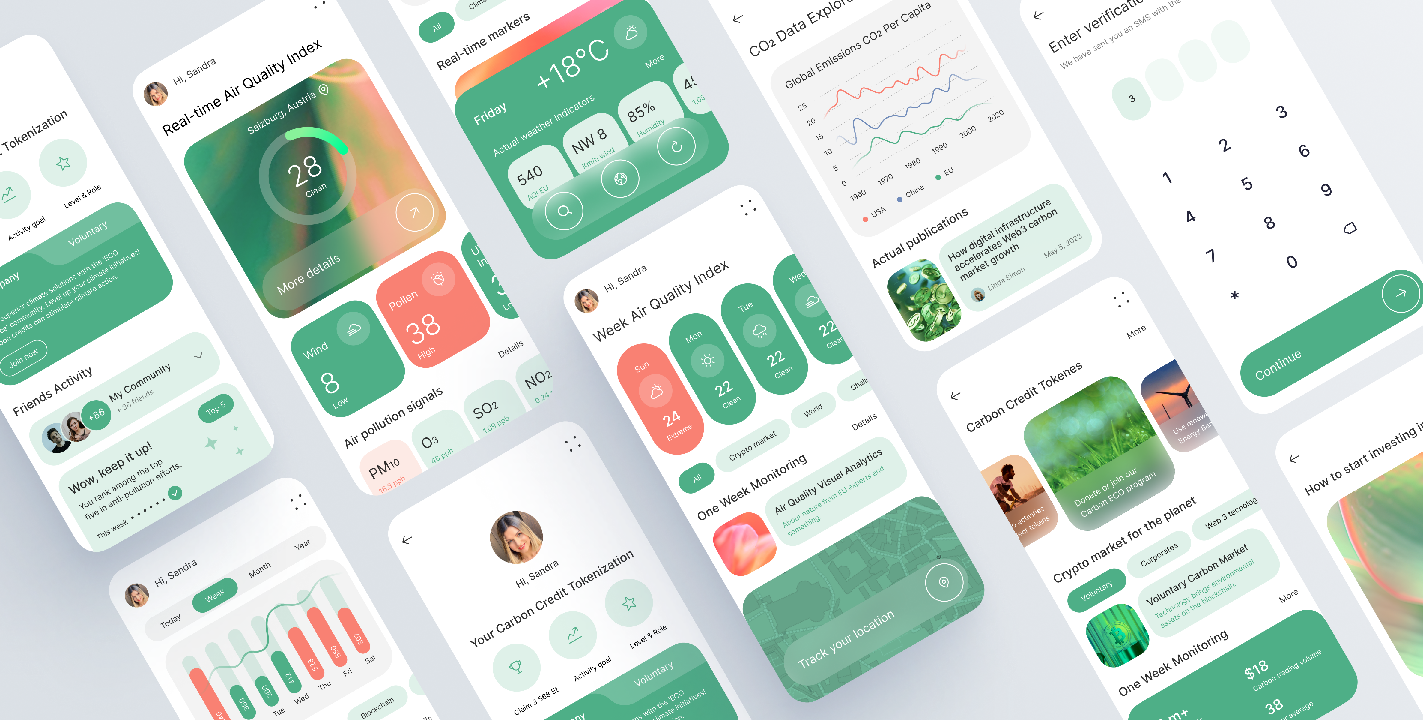 Eco Sence all screens