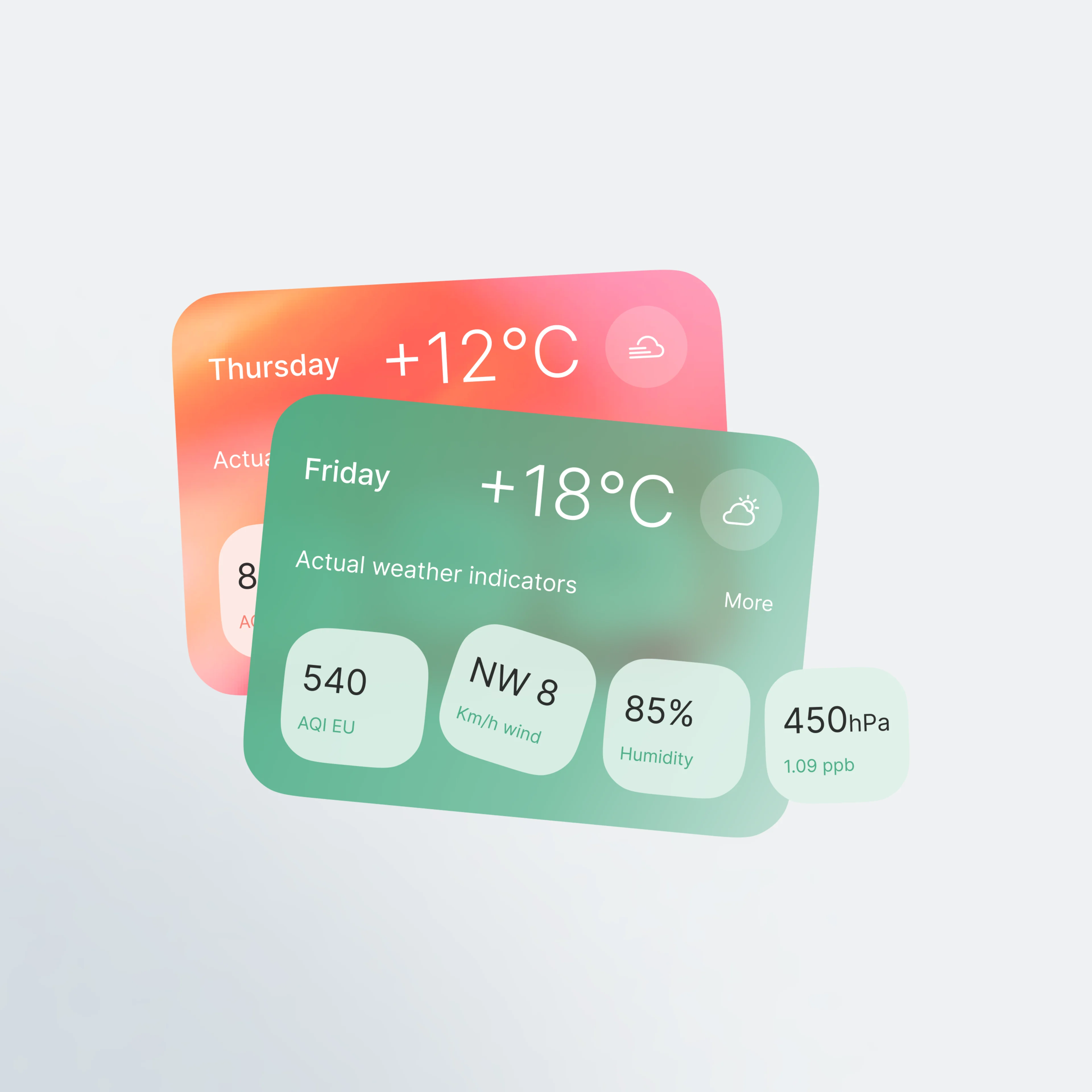 Eco Sence cards weather