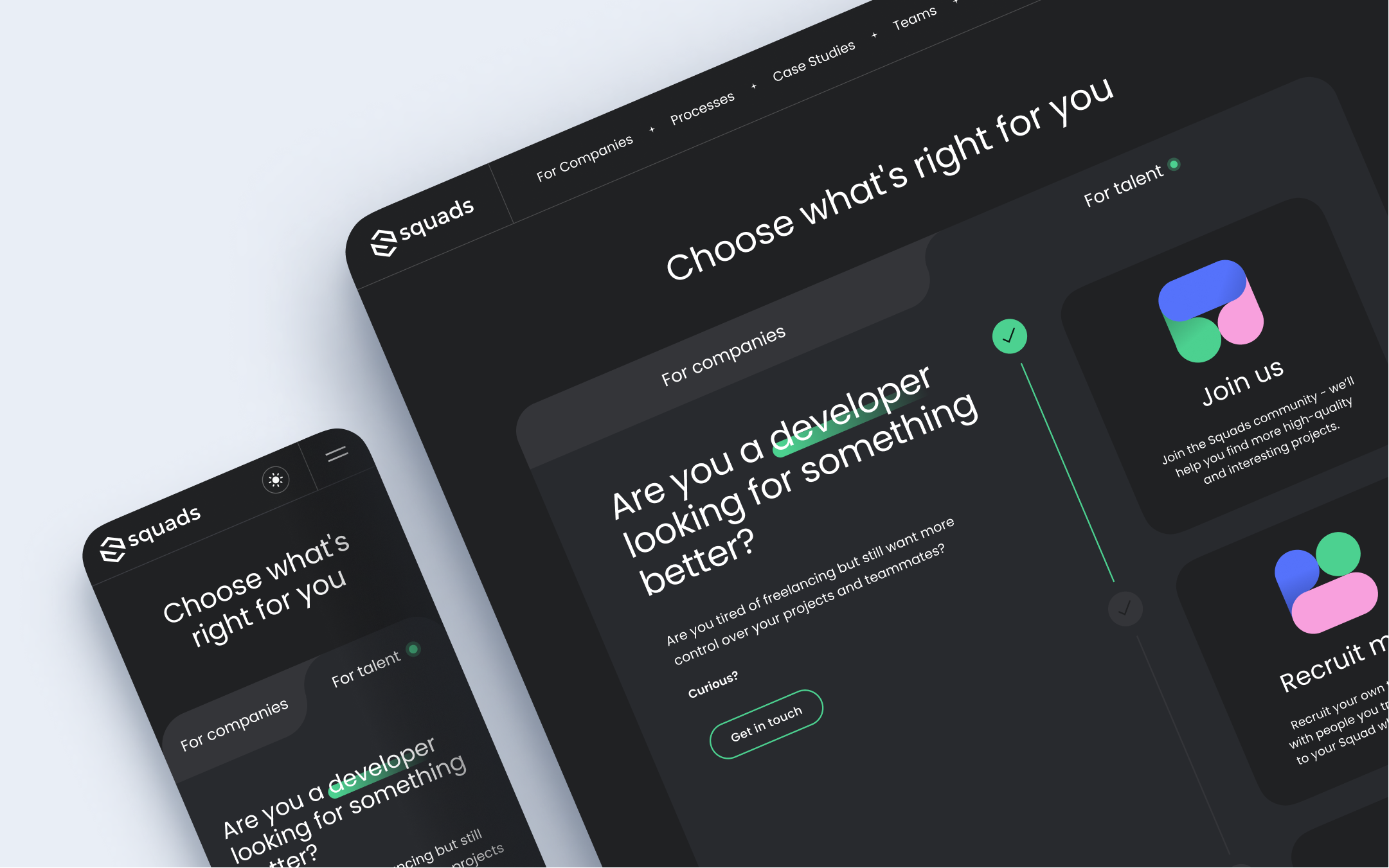 Squads about development process