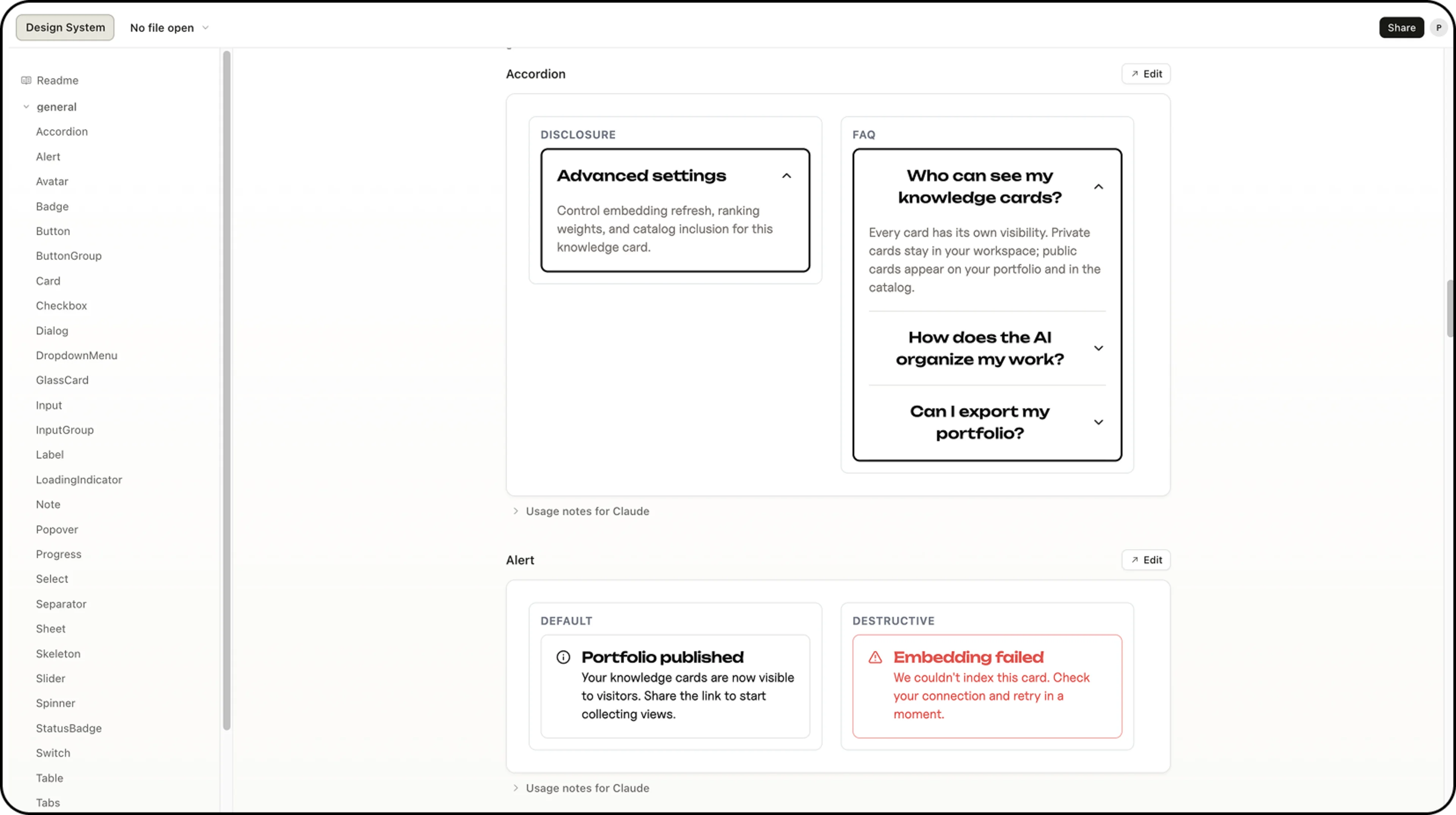 claude design system
