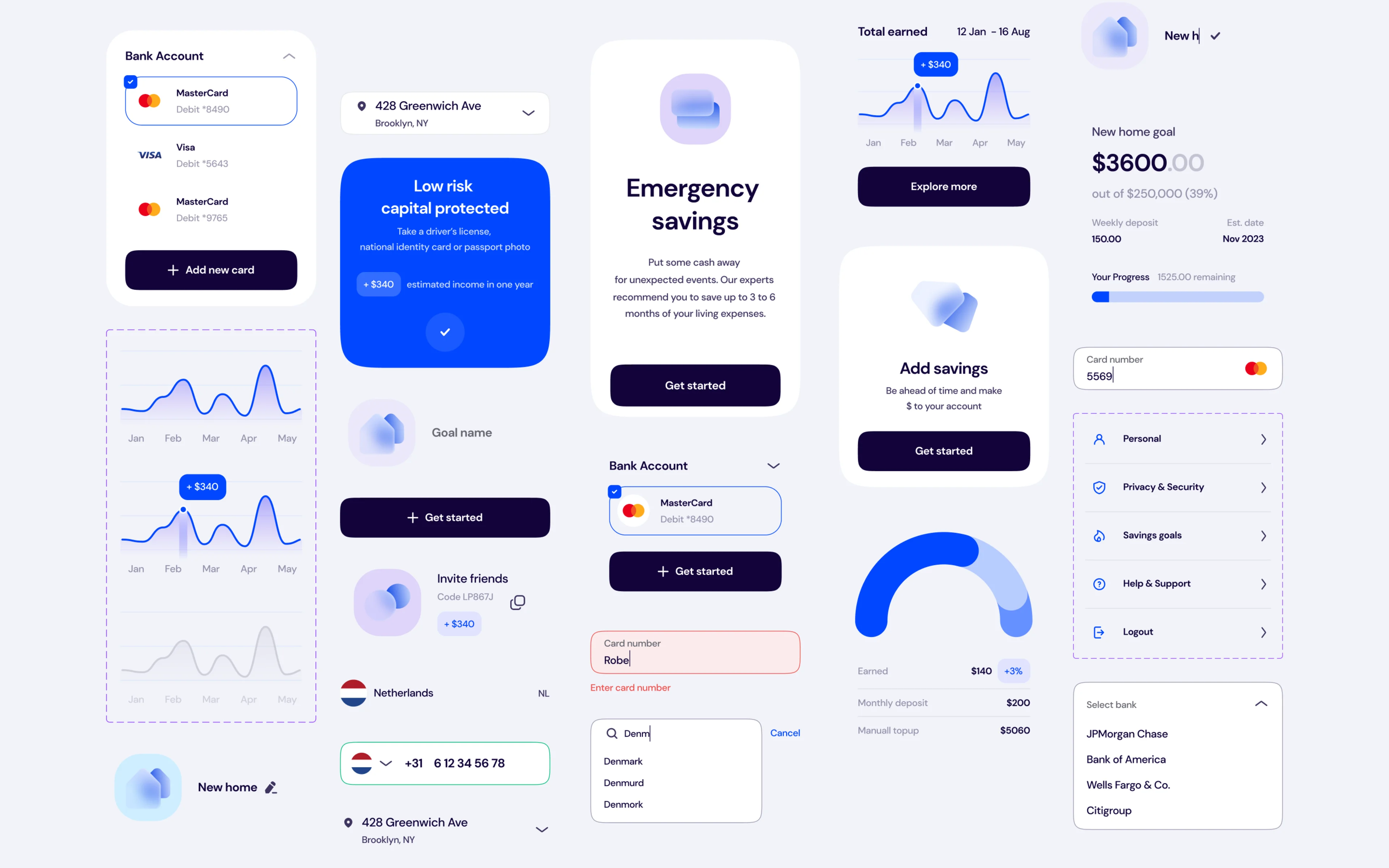 eWallet UI Kit — Gorazdo — Bespoke Digital Products