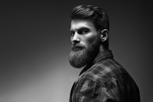 Masculine beard 