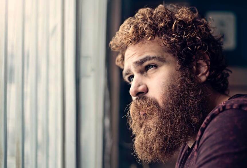 Curly beard