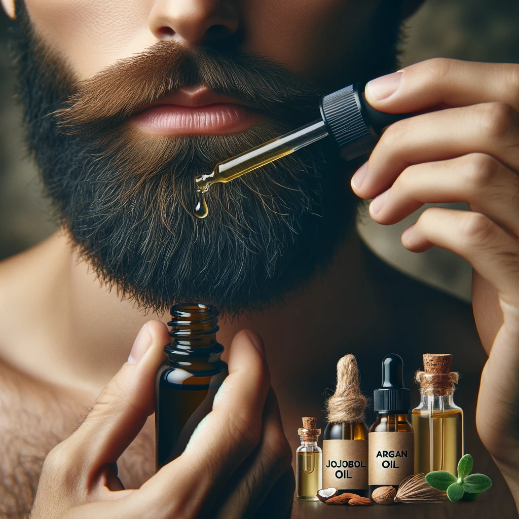 Applying Natural Beard Oil