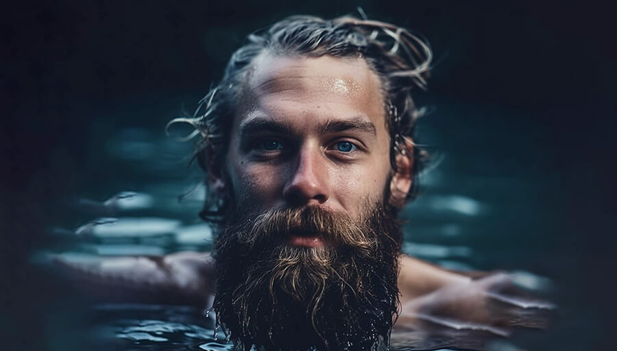 swim beard