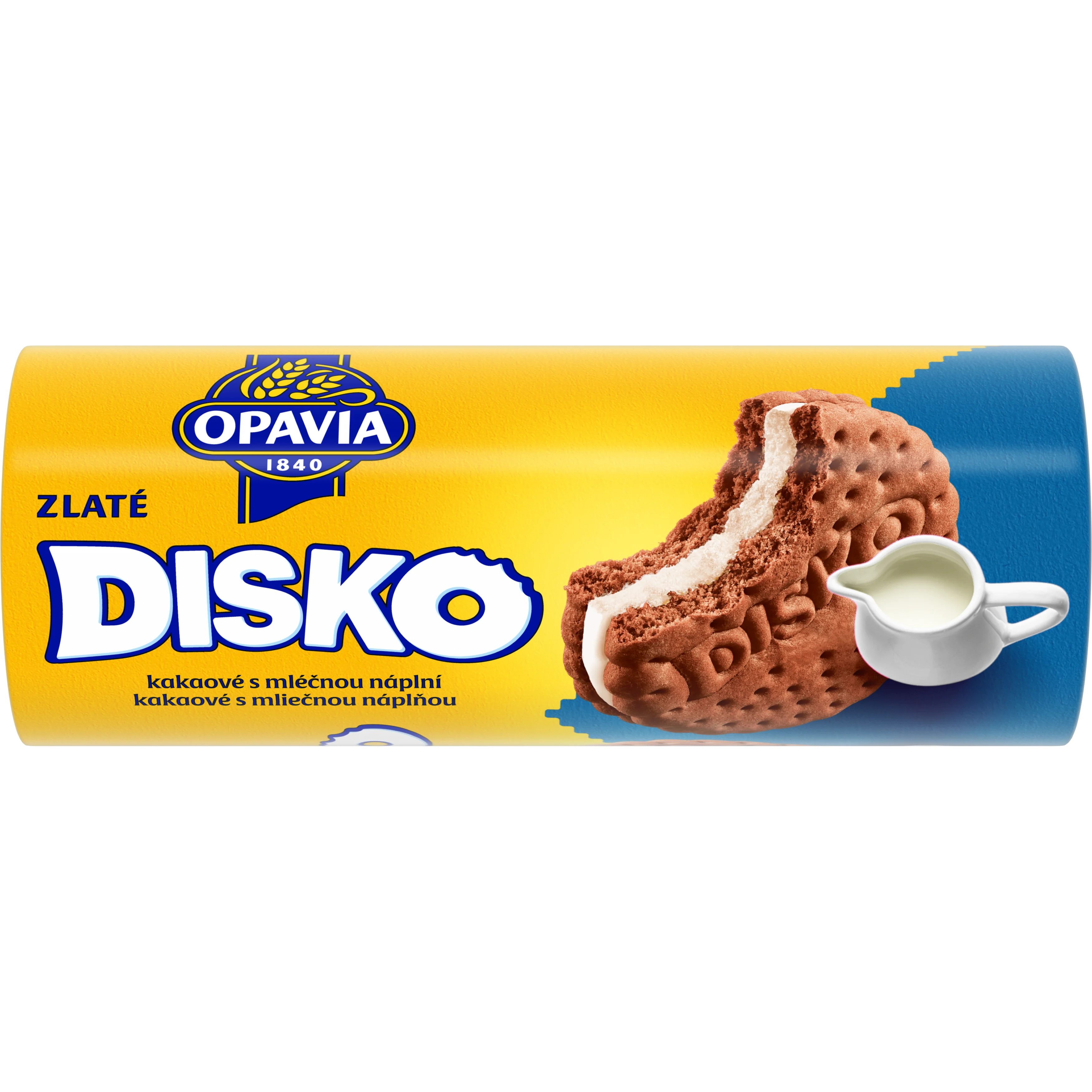Disko kakaové s mléčnou náplní