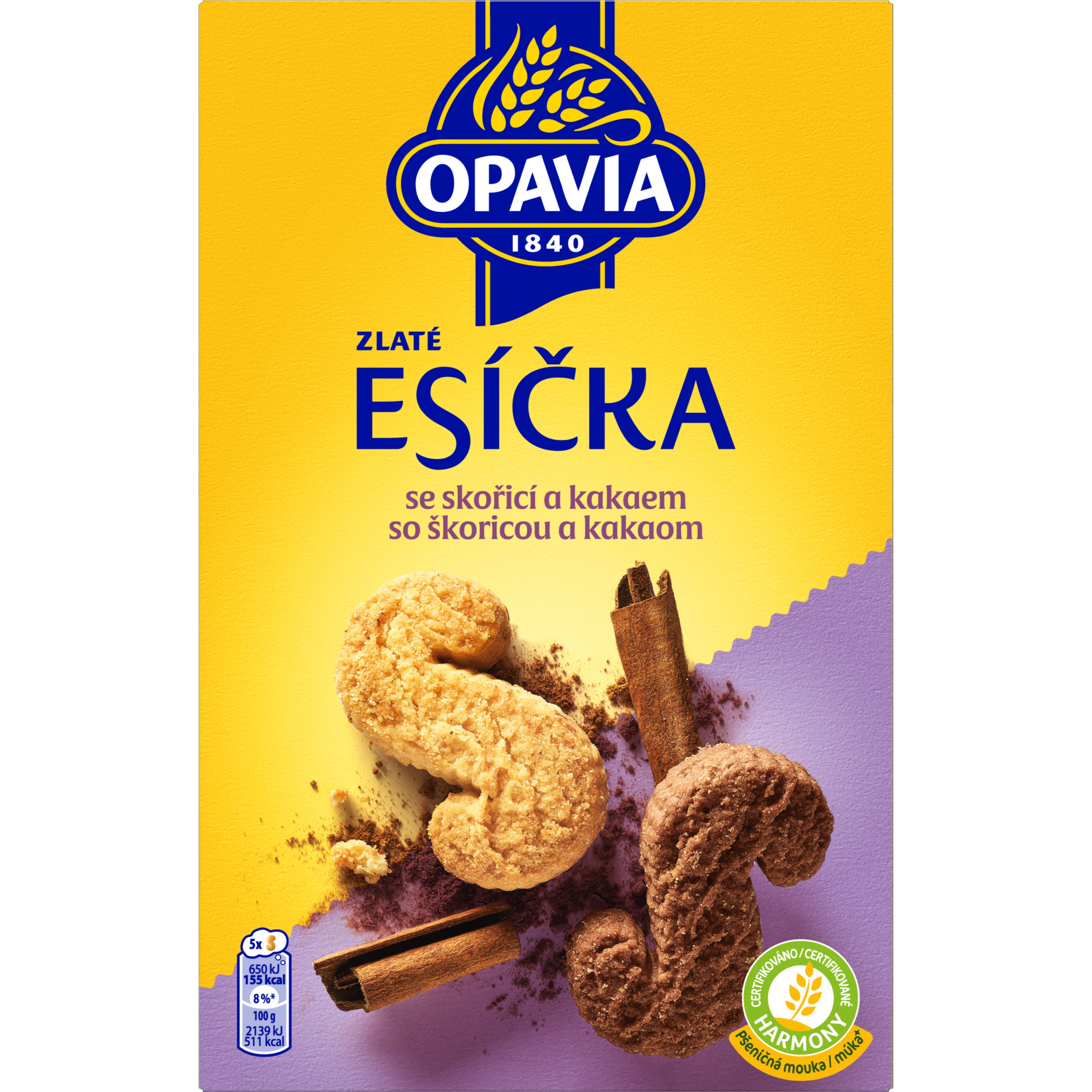 Esíčka se skořicí a kakaem