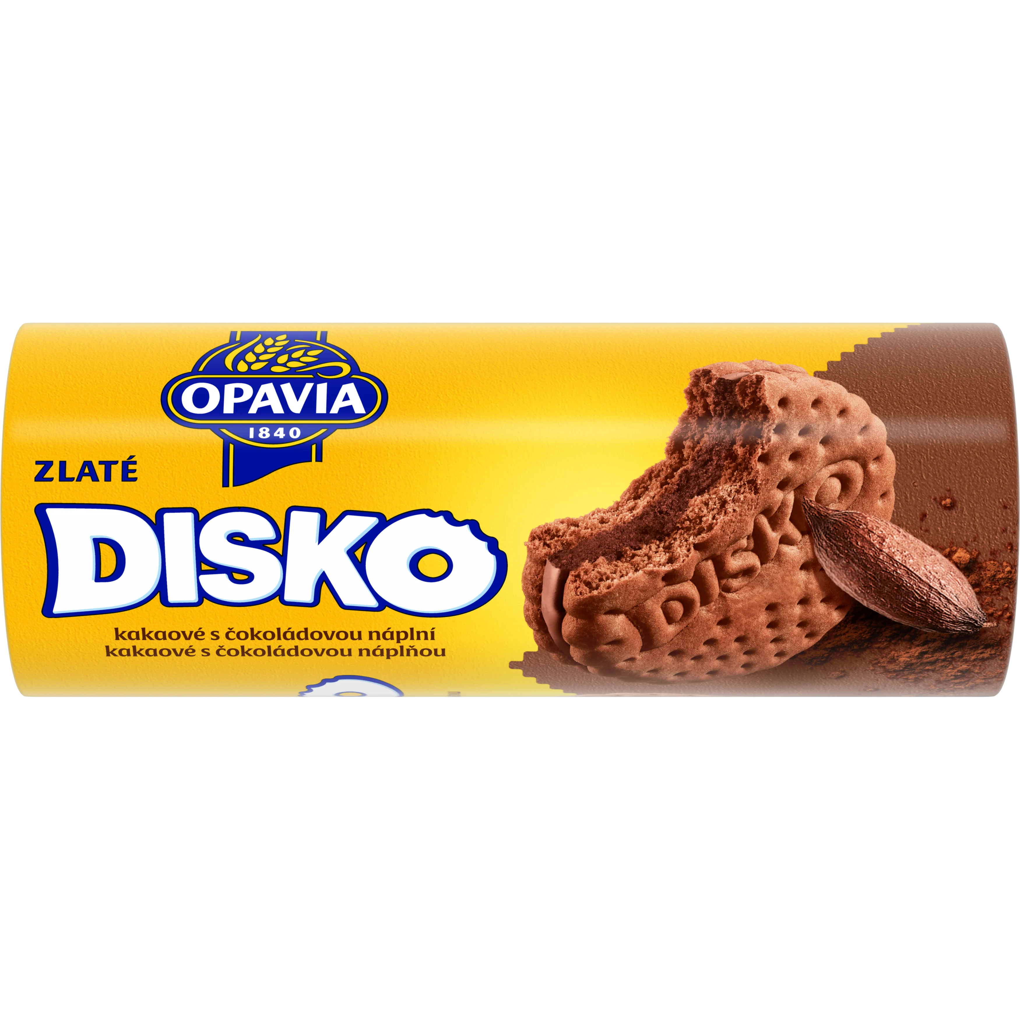 Disko kakaové s čokoládovou náplní