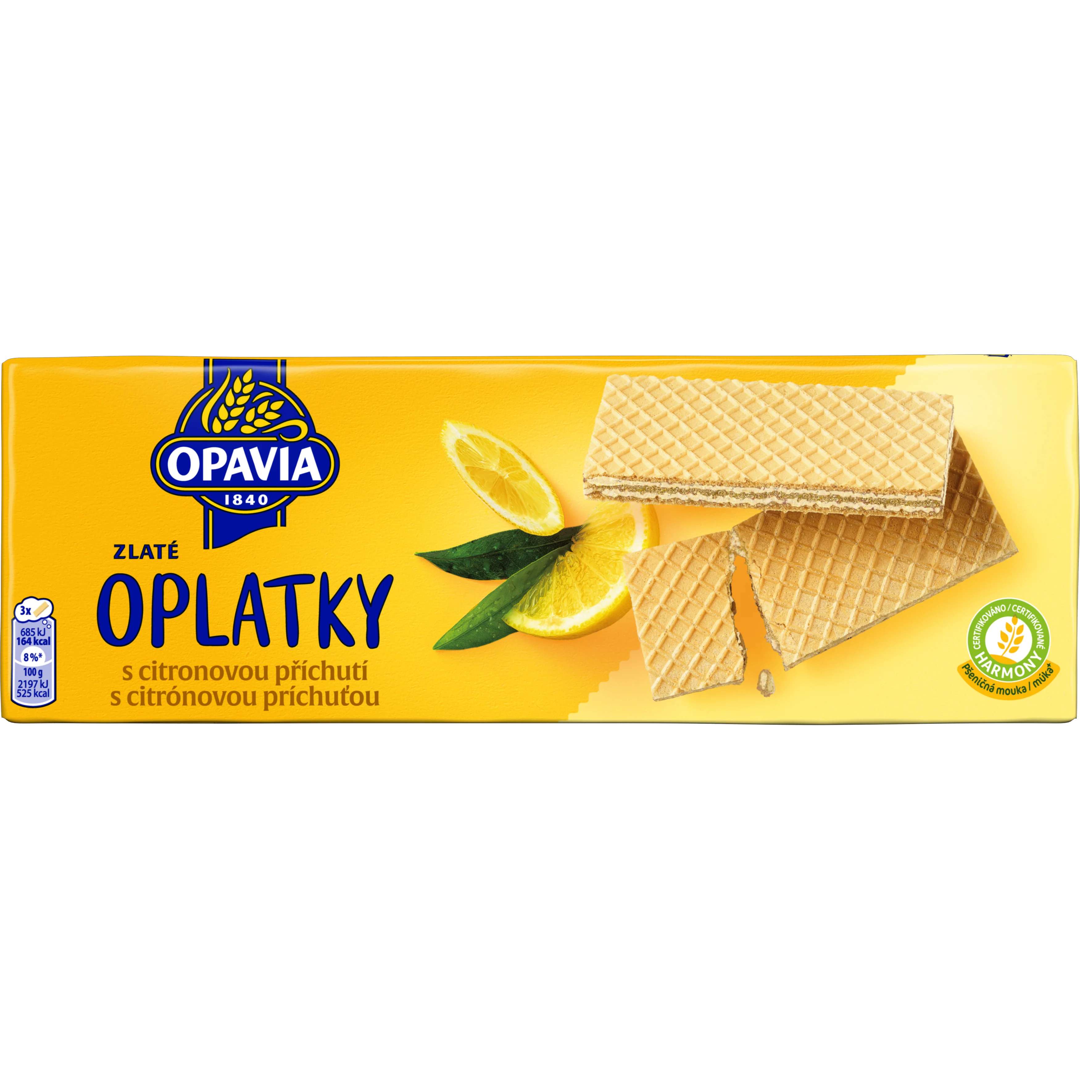 Oplatky s citronovou příchutí