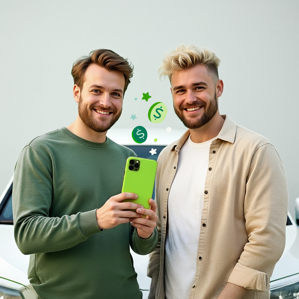 HR Photo Two man smile w phone 1140x1140px