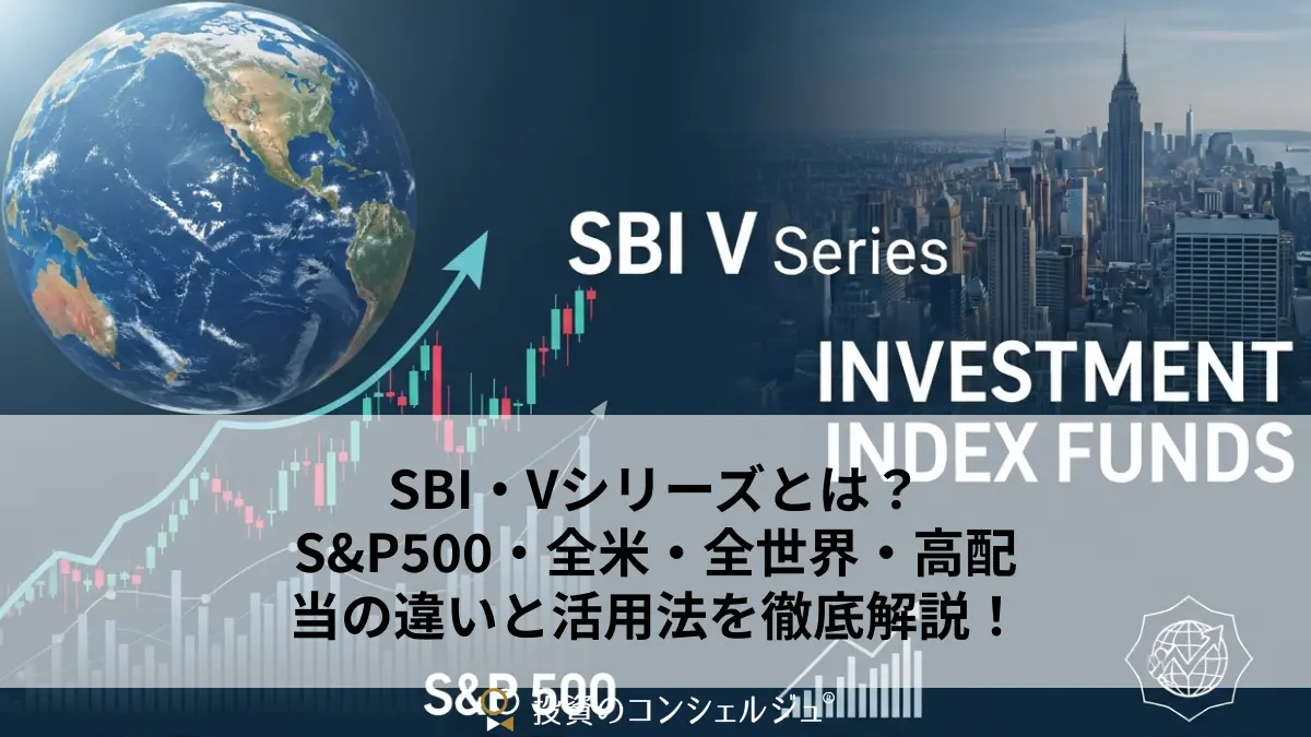SBI・Vシリーズとは？S&P500・全米・全世界・高配当の違いと活用法を徹底解説！ | 投資のコンシェルジュ