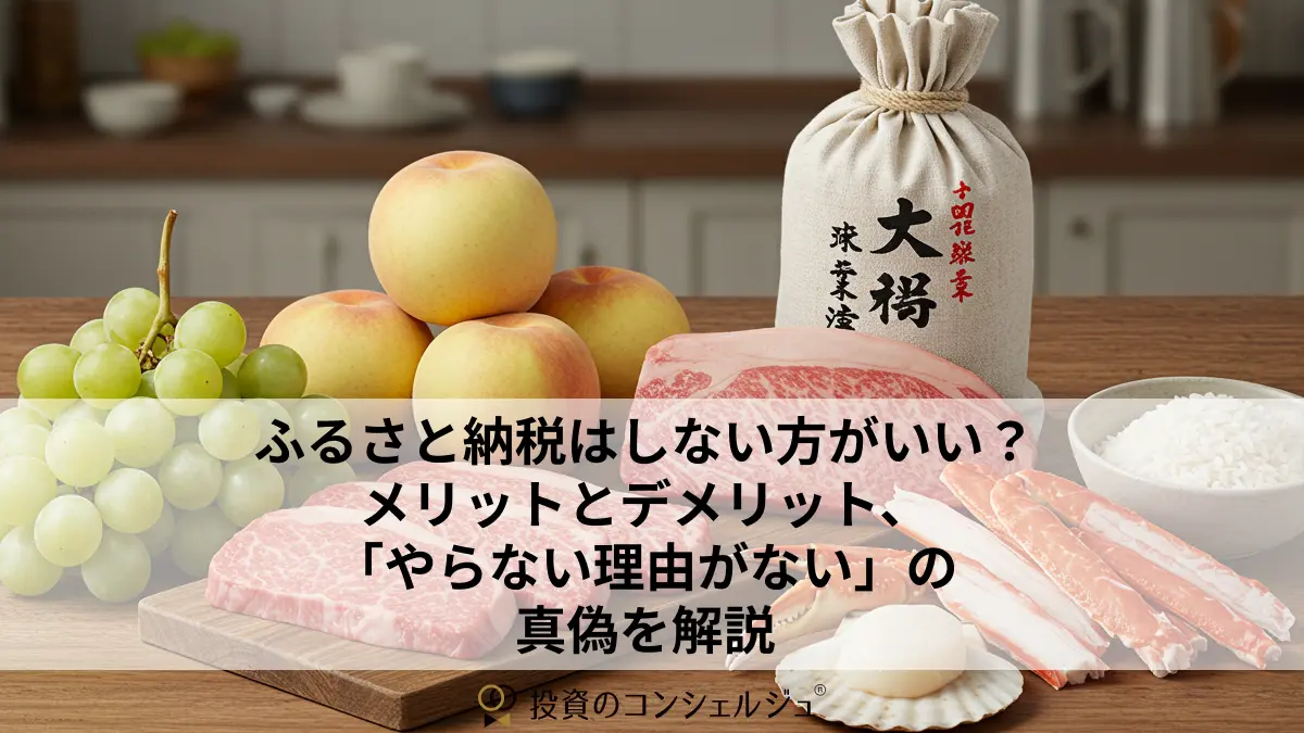 ふるさと納税はしない方がいい？メリットとデメリット、「やらない理由がない」の真偽を解説 | 投資のコンシェルジュ