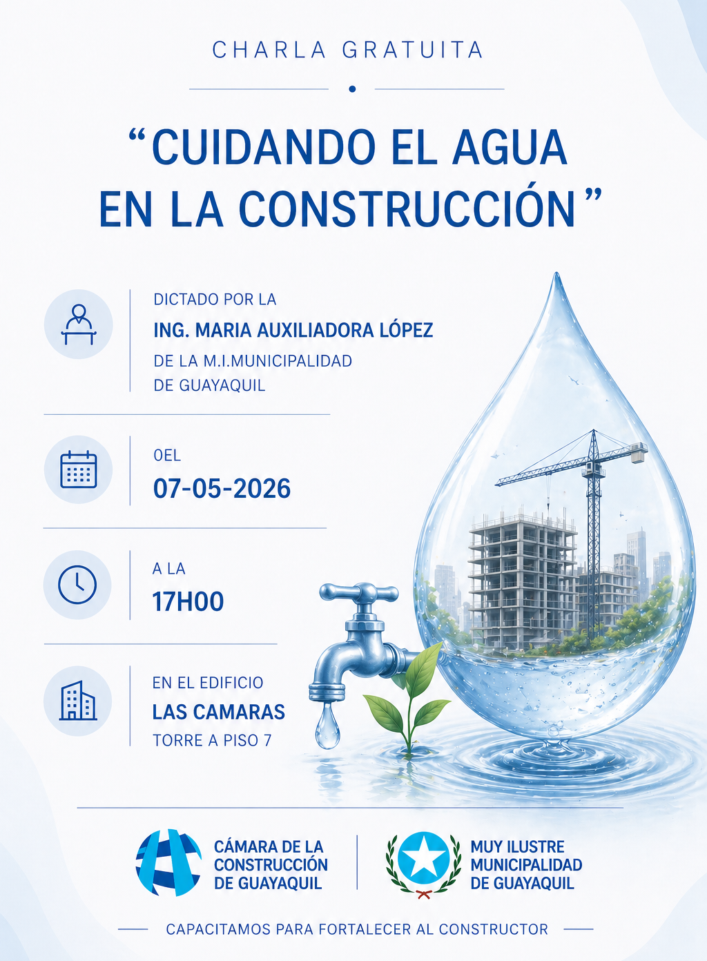 CUIDANDO EL AGUA EN LA CONSTRUCCIÓN