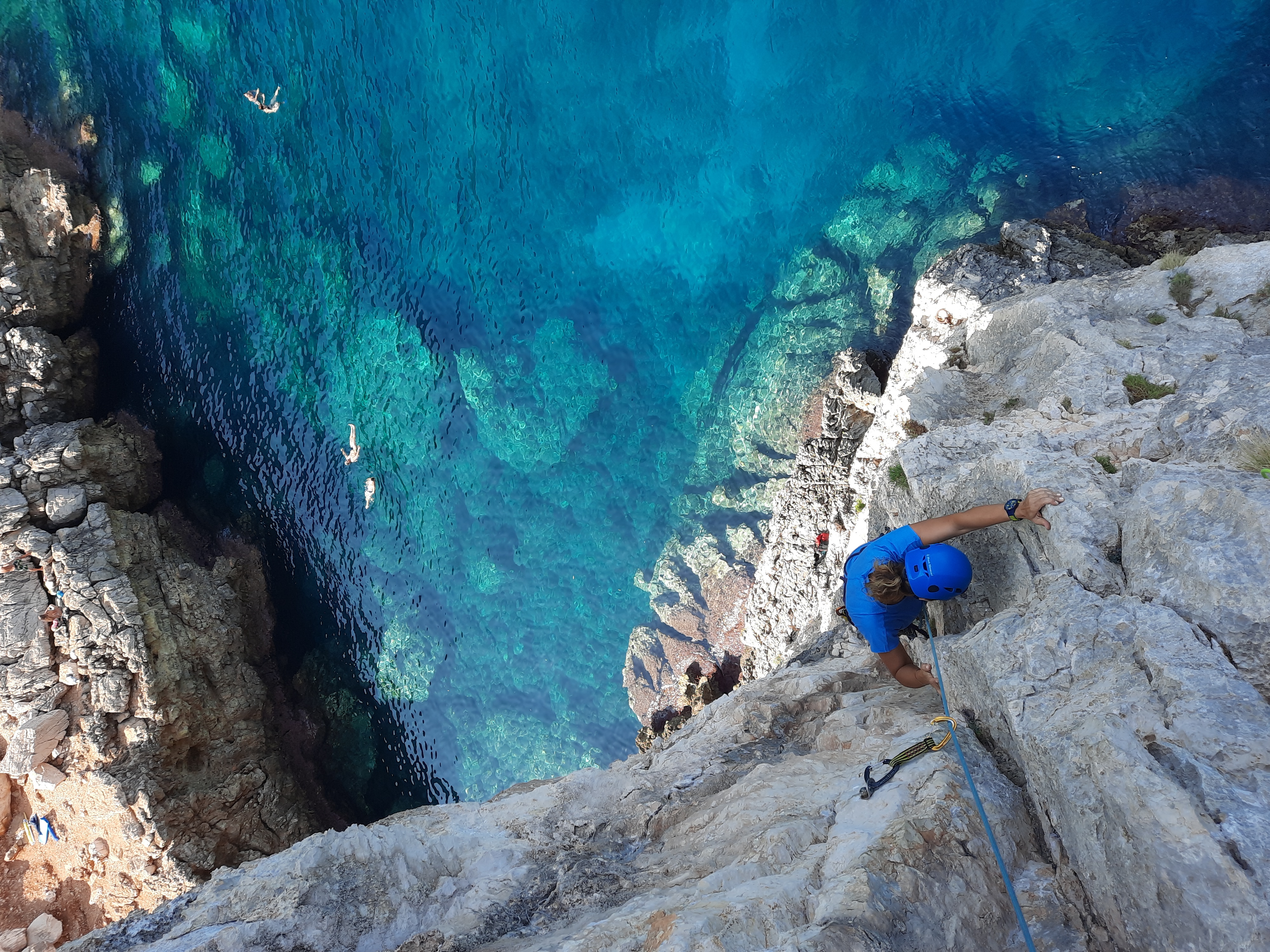 Primo tiro Signorina Fantasia, Pedra Longa. First pitch 