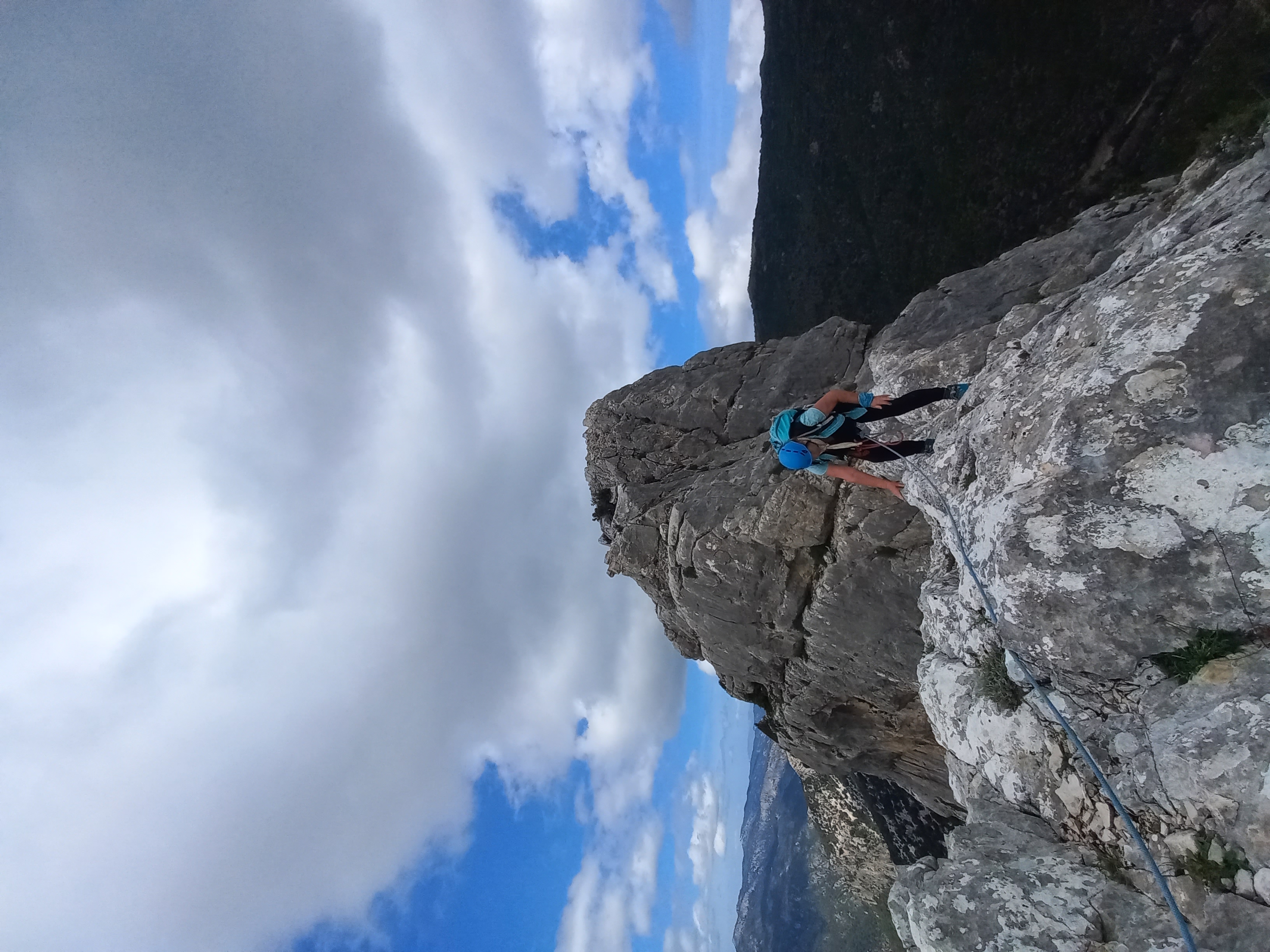 La cresta su Serra Oseli