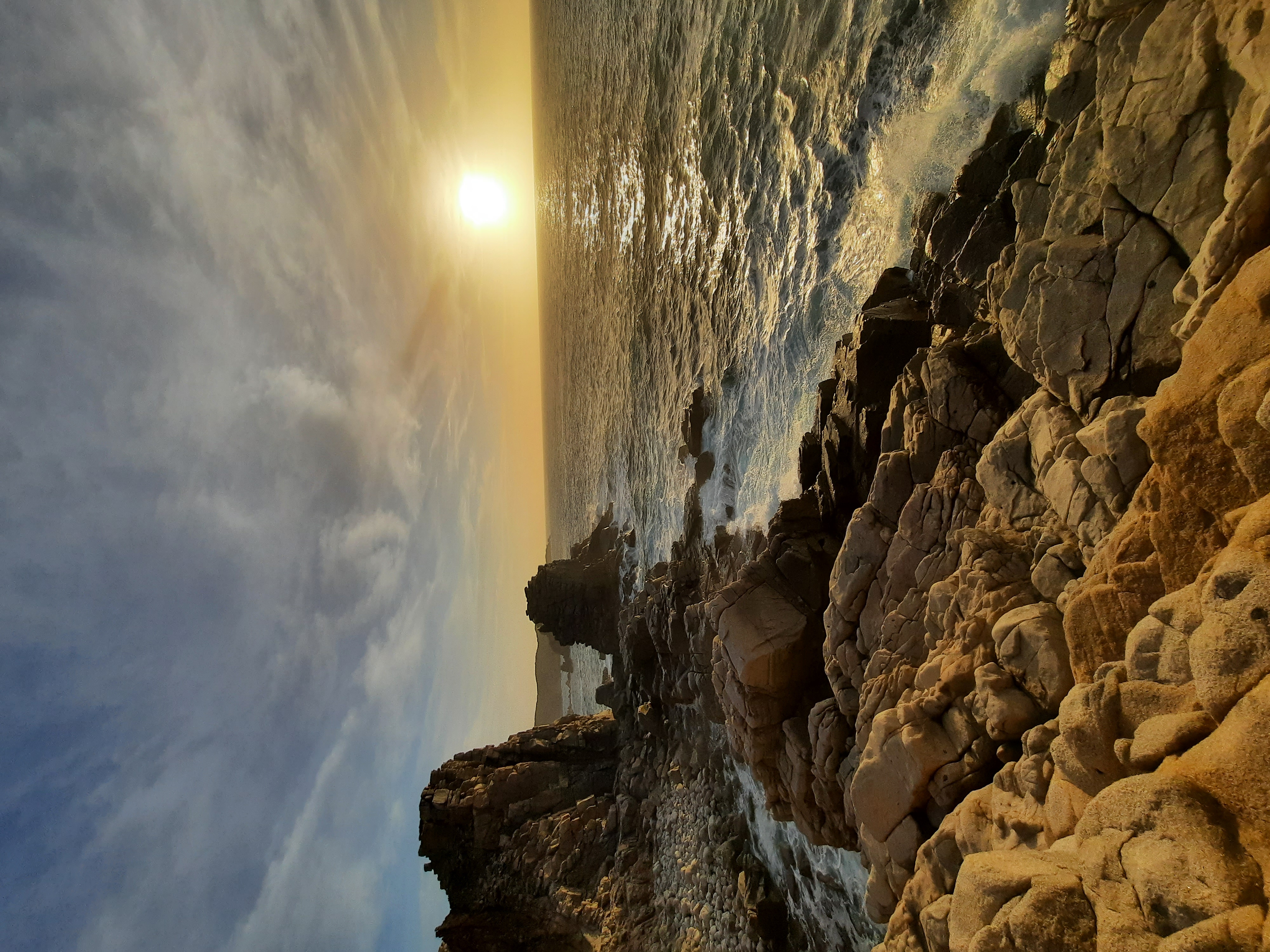 Tramonto Capo Pecora, Sardegna. Sunset Capo Pecora, Sardinia