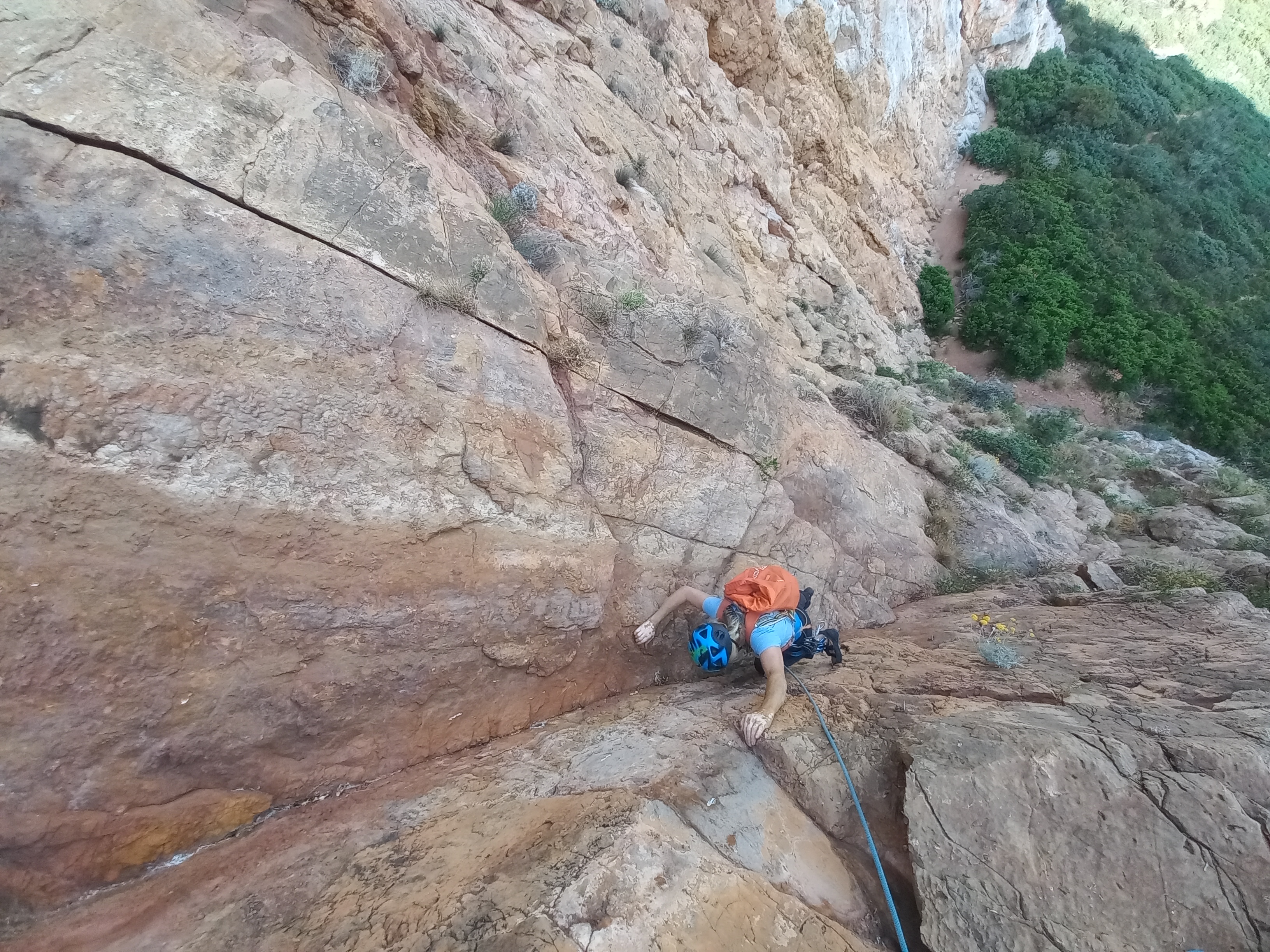 Climbing at Masua, Nido d'amore
