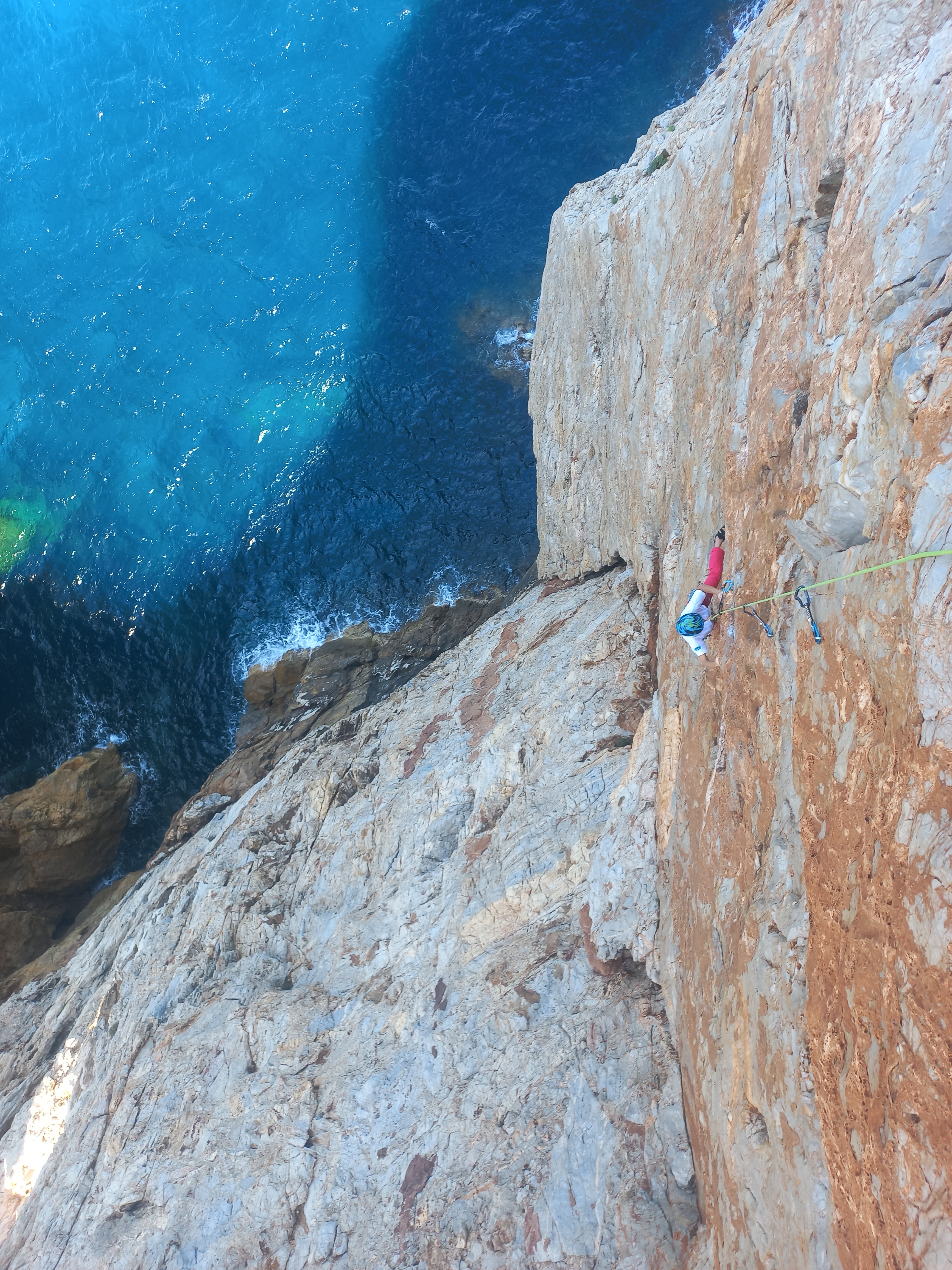 Via Lunga d'arrampicata Pranu Sartu, Buggerru, Sardegna, Guida Alpina