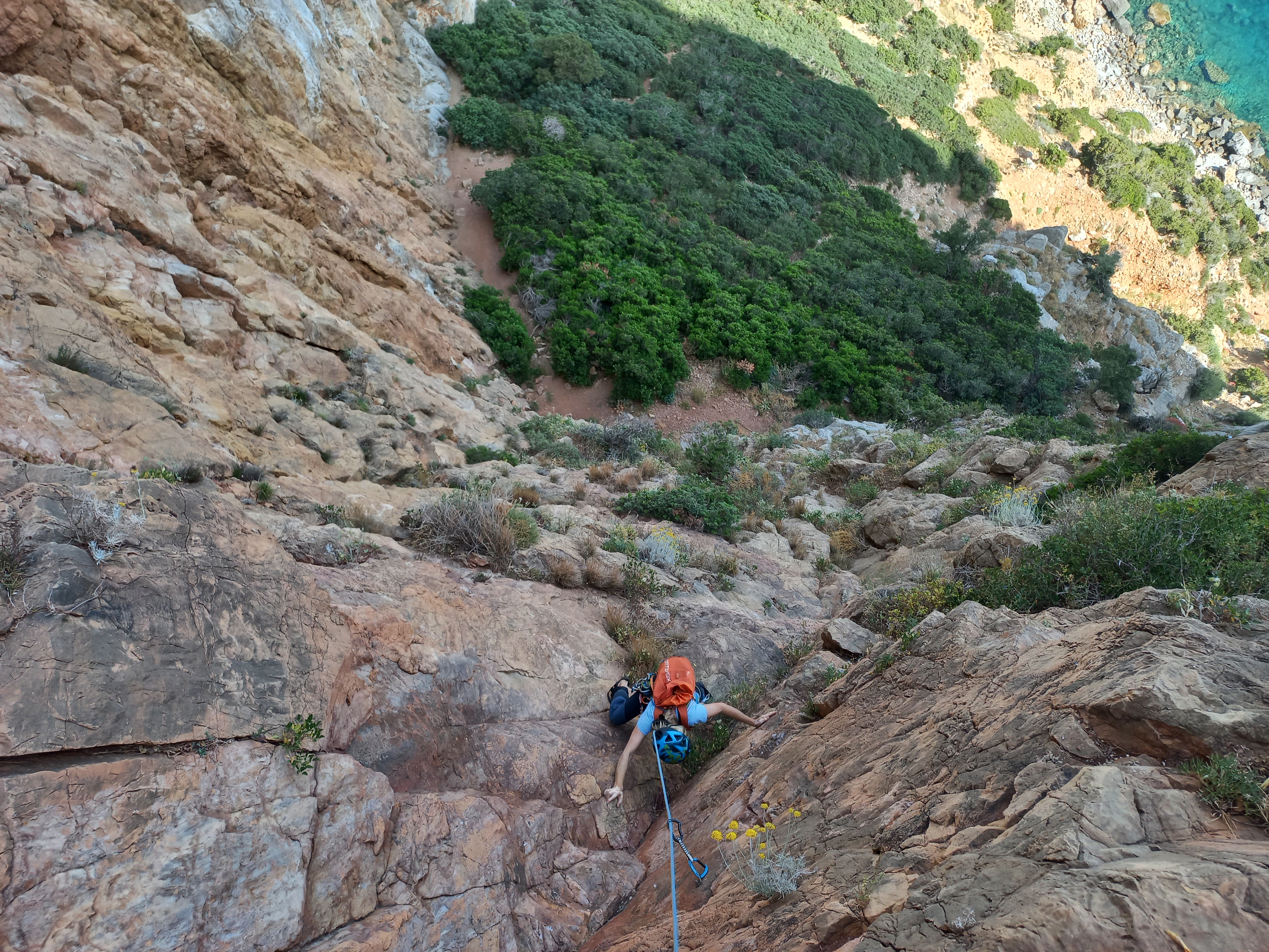 Via d'arrampicata a Masua, Nido d'amore
