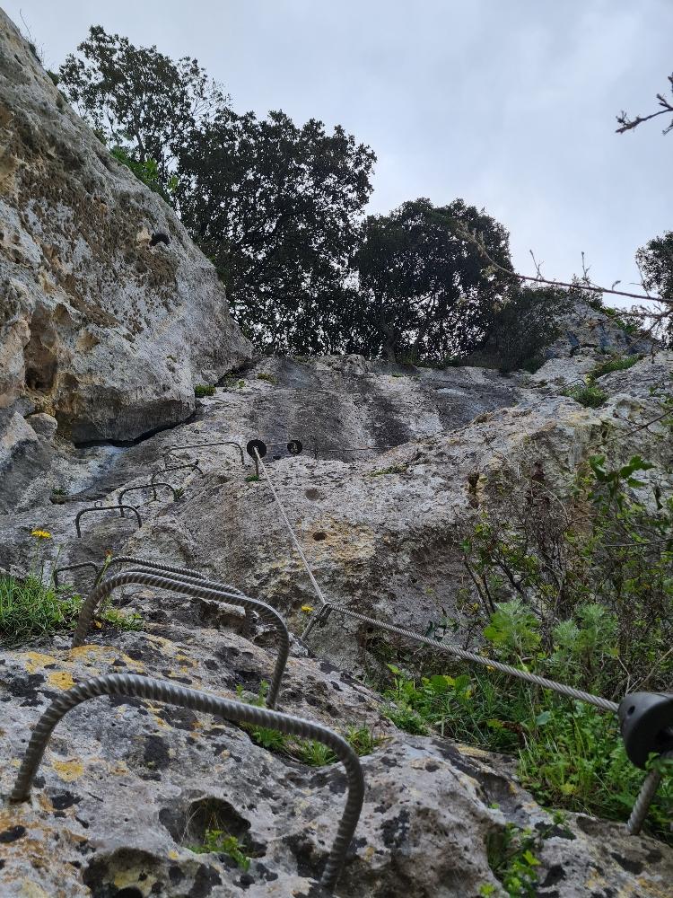 scala verticale, ferrata della regina, sardegna