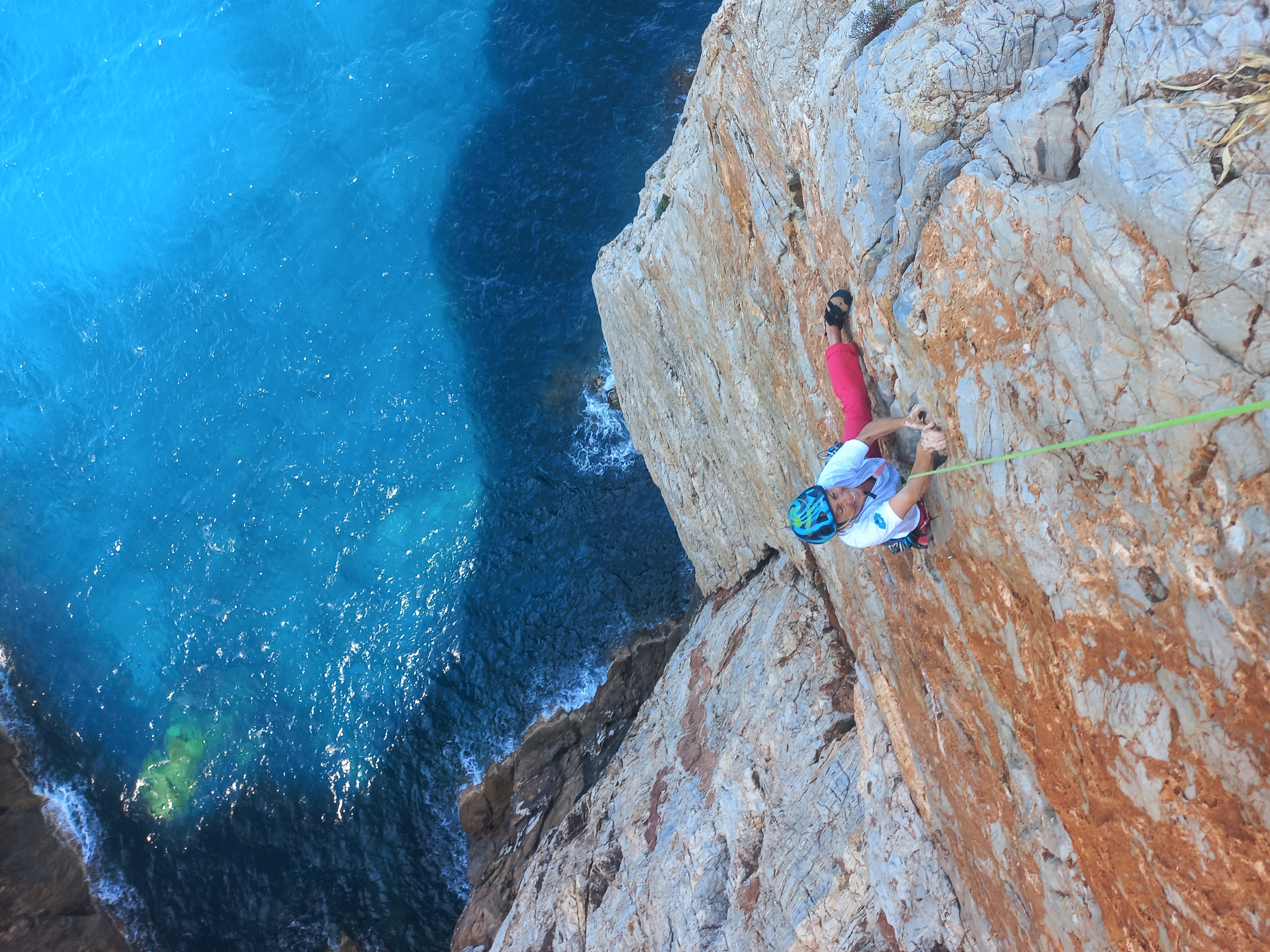 Buggerru Pranu Sartu climbing Mountain Guide Sardinia