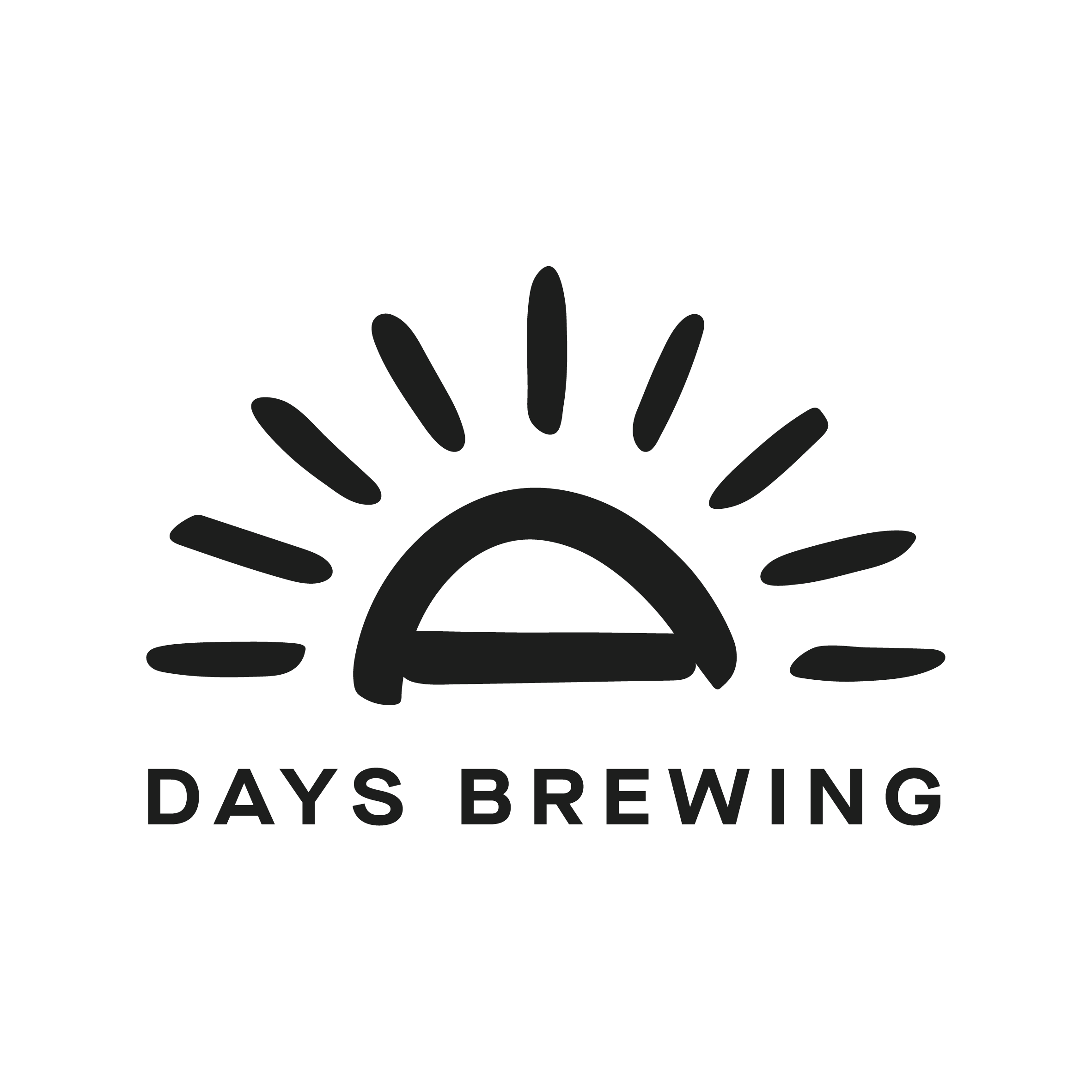 Days Brewing Logo Black