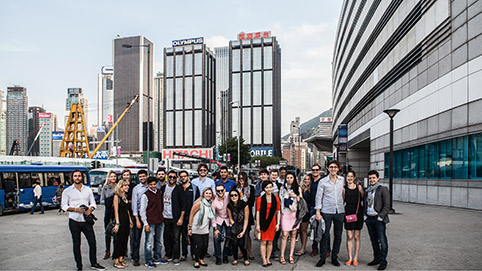 London Business School students on the Global Business Experience in Hong Kong