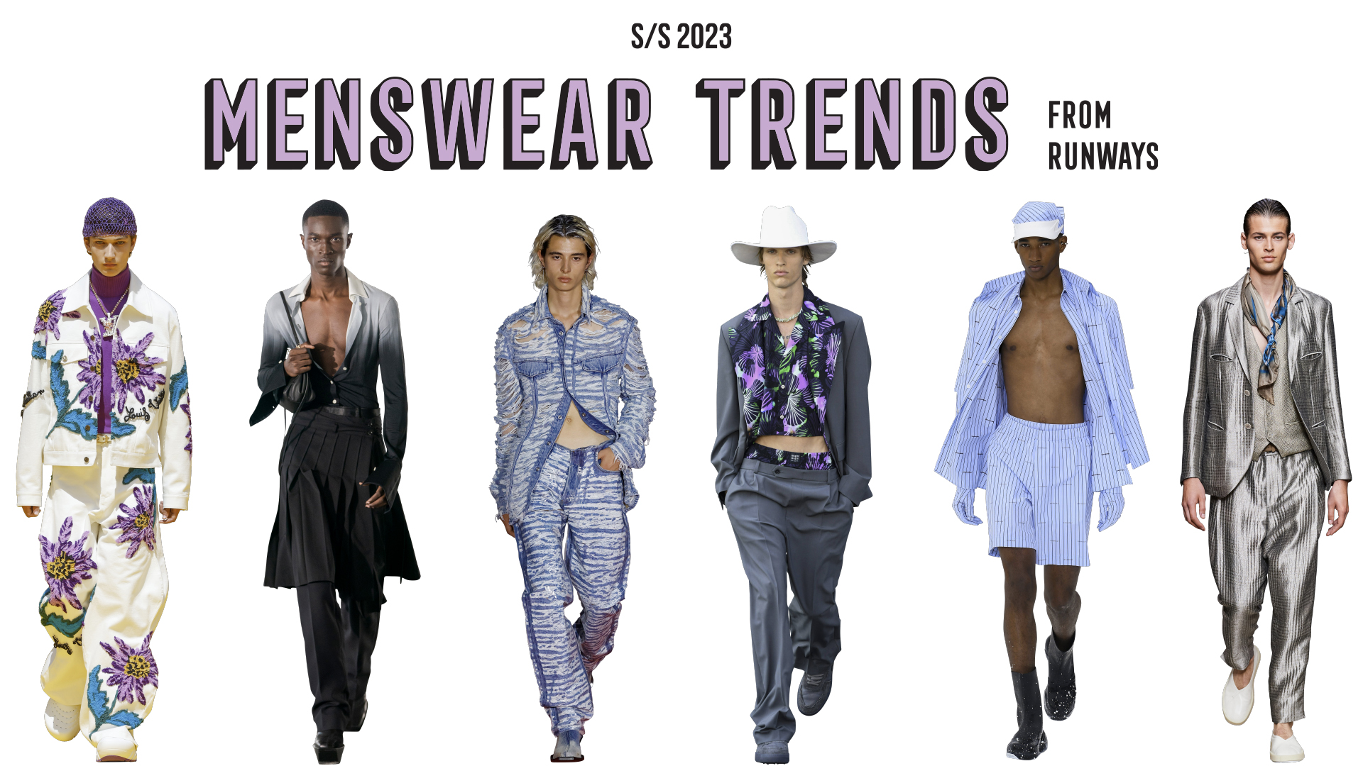 MENSWEAR TRENDS FROM RUNWAYS Shiseido Professional