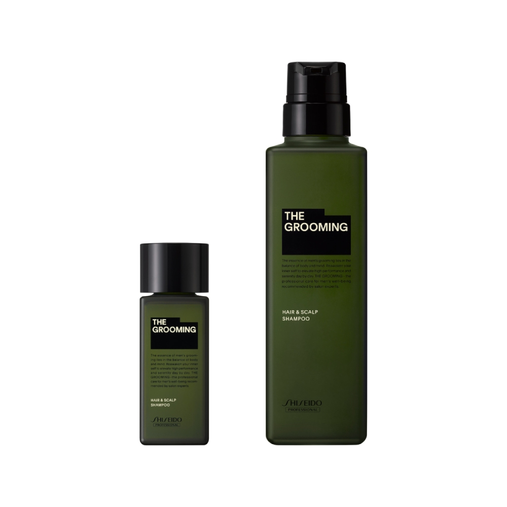 The Grooming Shampoo 
Shampoo with excellent cleansing action to keep your scalp healthy and refreshed