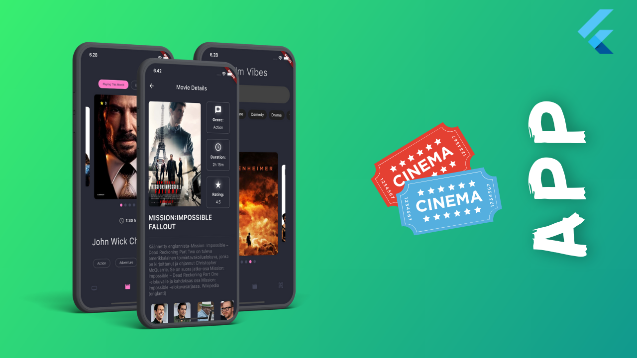 Cover Image for Cinema Ticket App | Flutter 