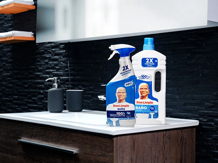 Imagen de dos productos de Don Limpio baño