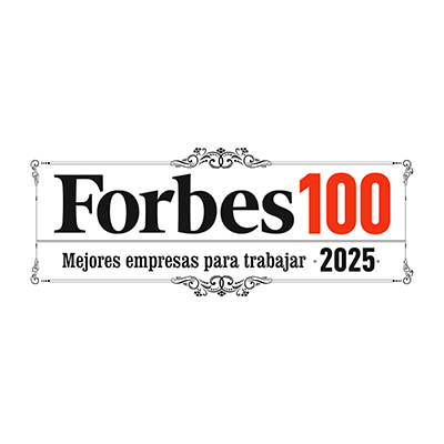 Certificado Forbes 100 otorgado a P&G, reconociendo las mejores empresas para trabajar en España en 2025.