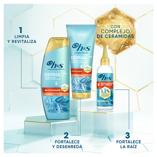 Gama h&s revitaliza para cabellos finos