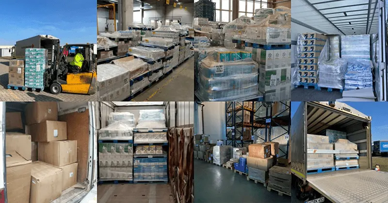 Donación de productos de P&G