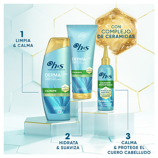 Gama h&s calmante para cueros cabelludos secos e irritados